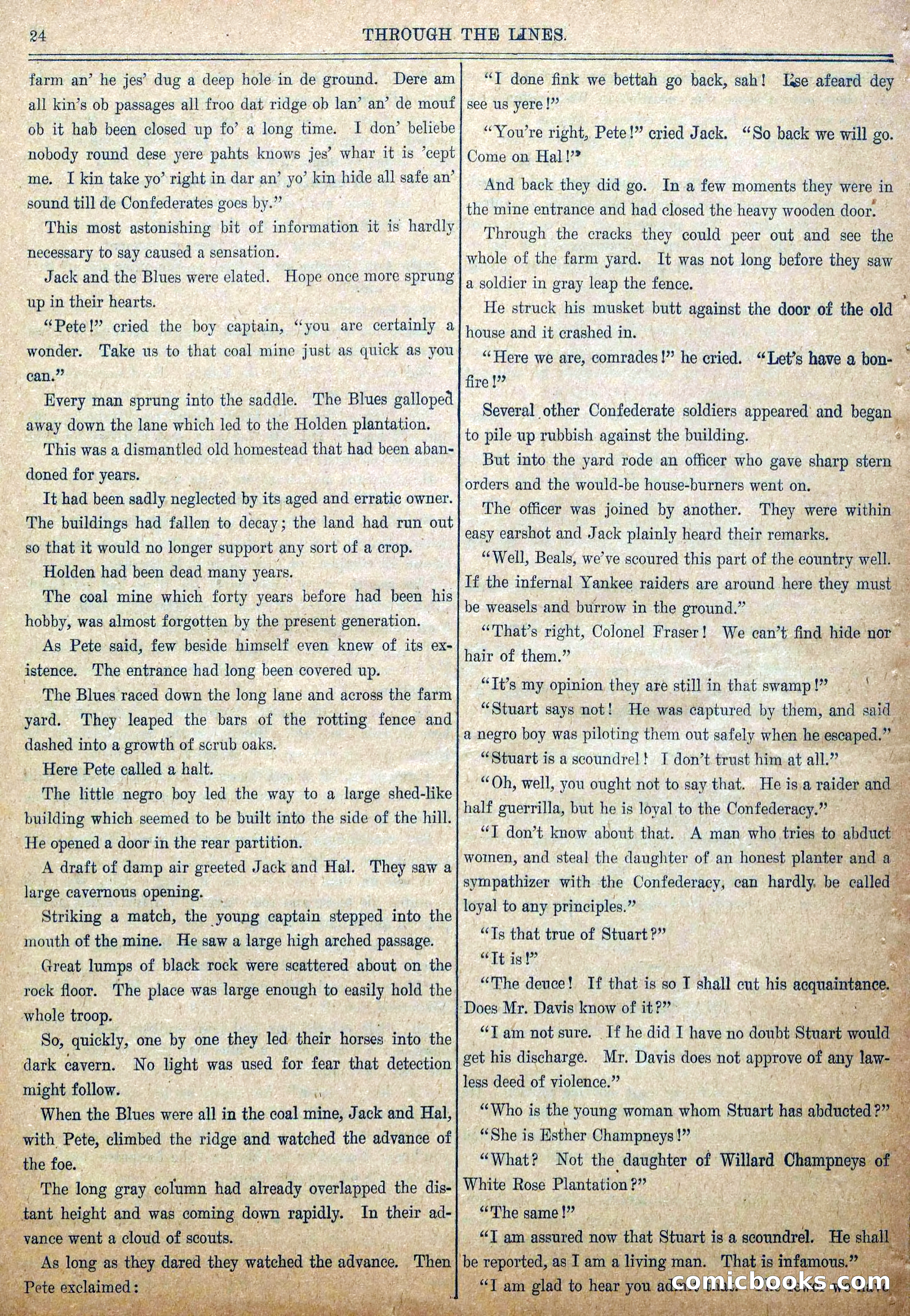 Blue and Gray Weekly, No. 6 — page 26 of 36