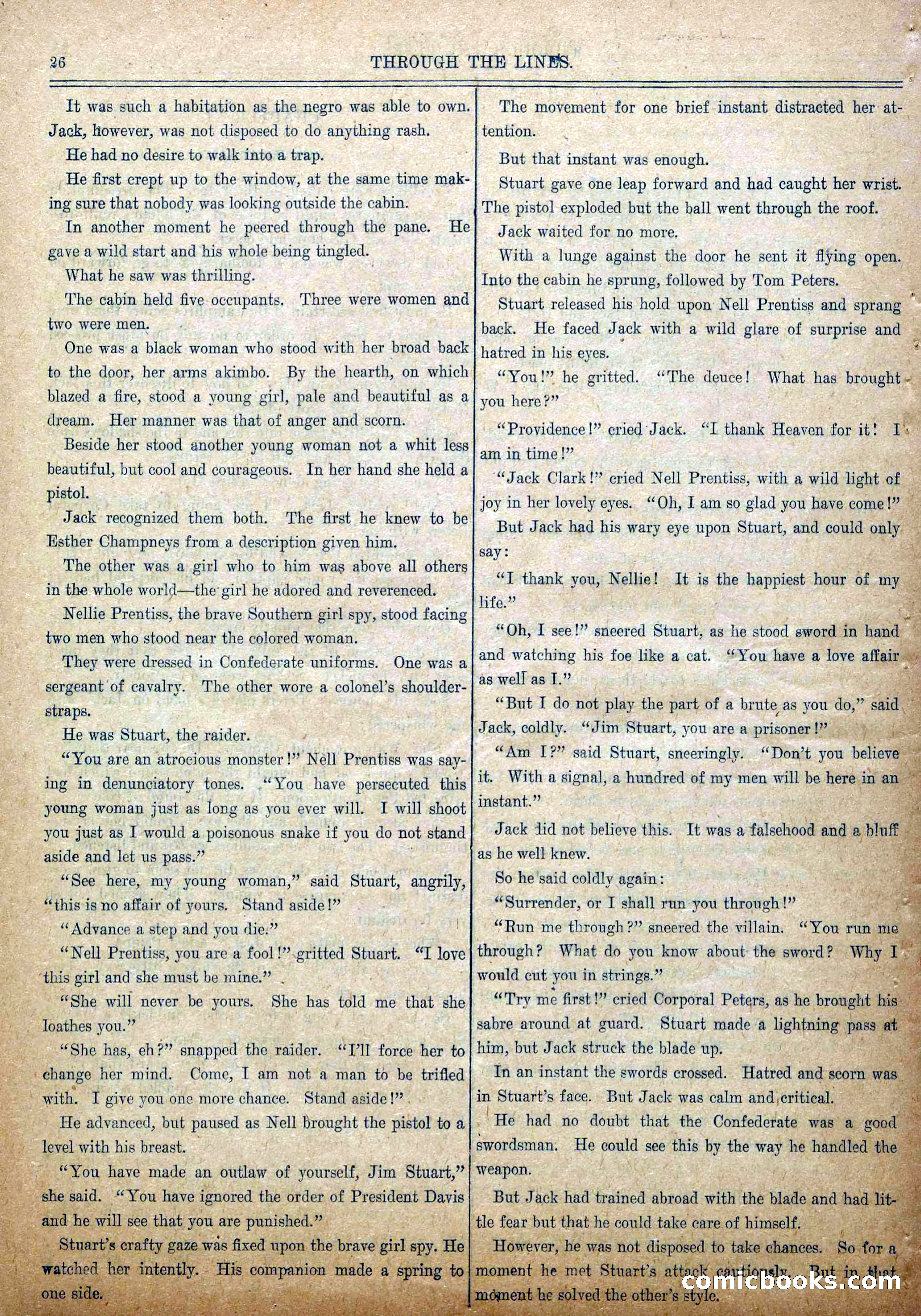 Blue and Gray Weekly, No. 6 — page 28 of 36