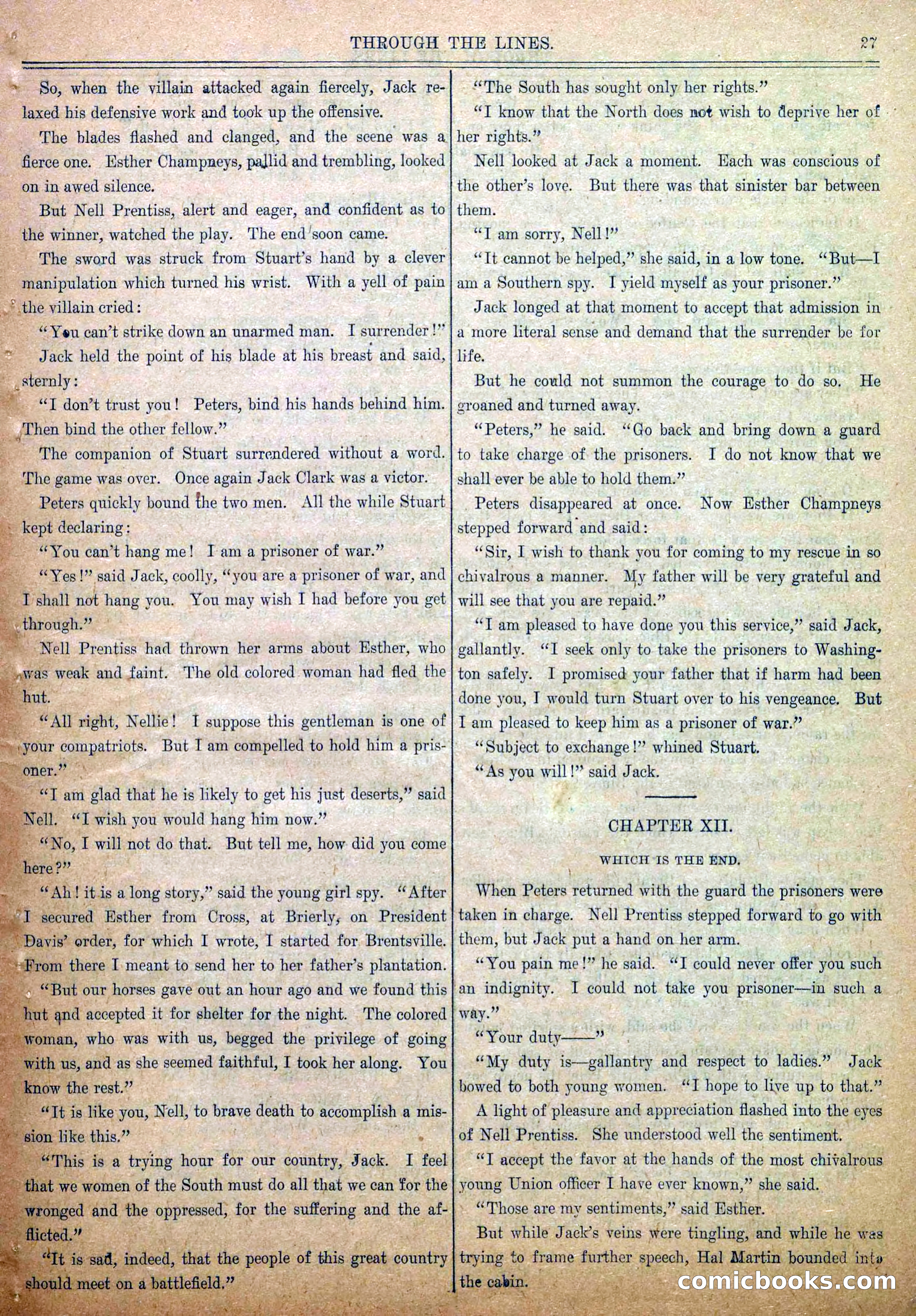 Blue and Gray Weekly, No. 6 — page 29 of 36