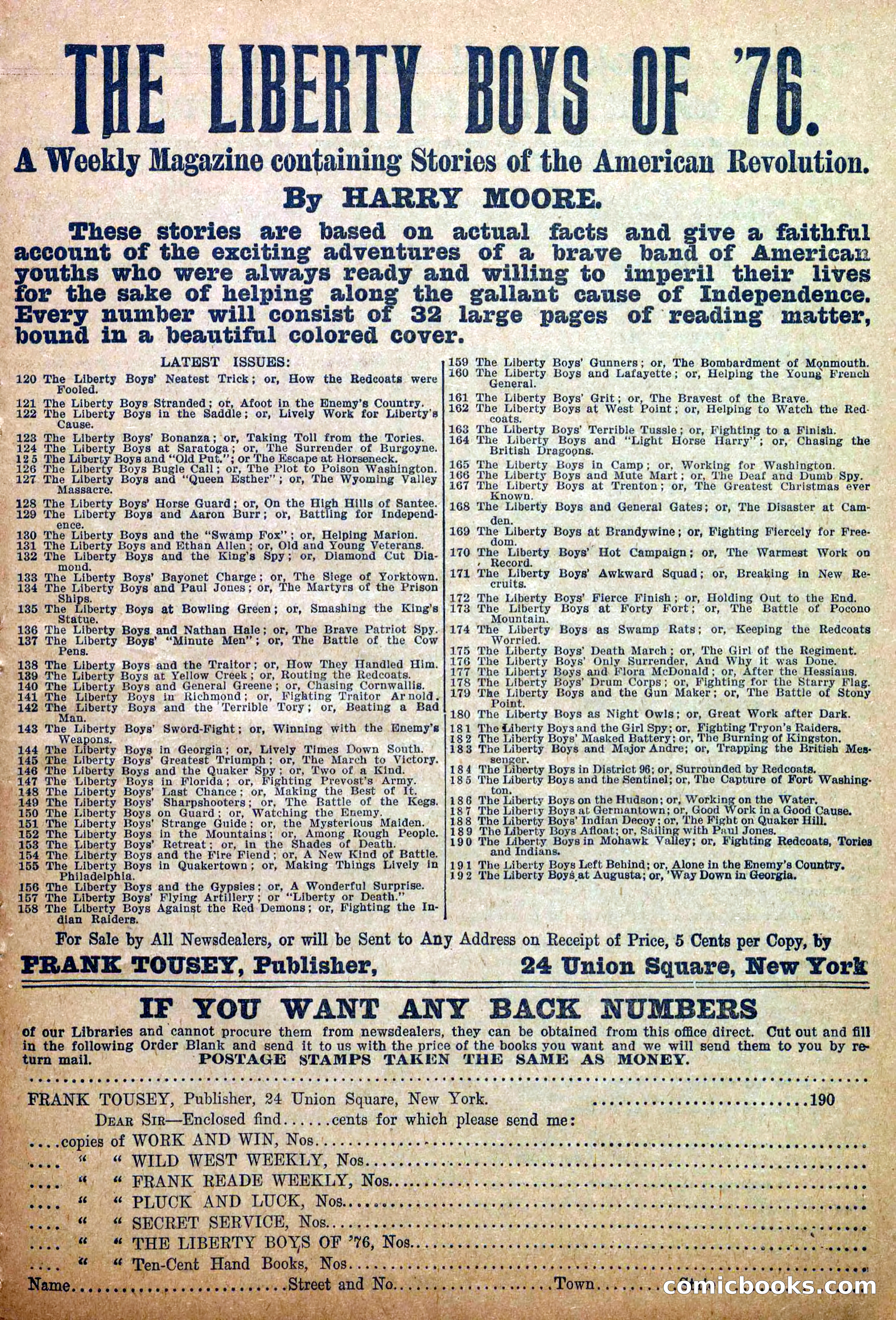 Blue and Gray Weekly, No. 6 — page 31 of 36