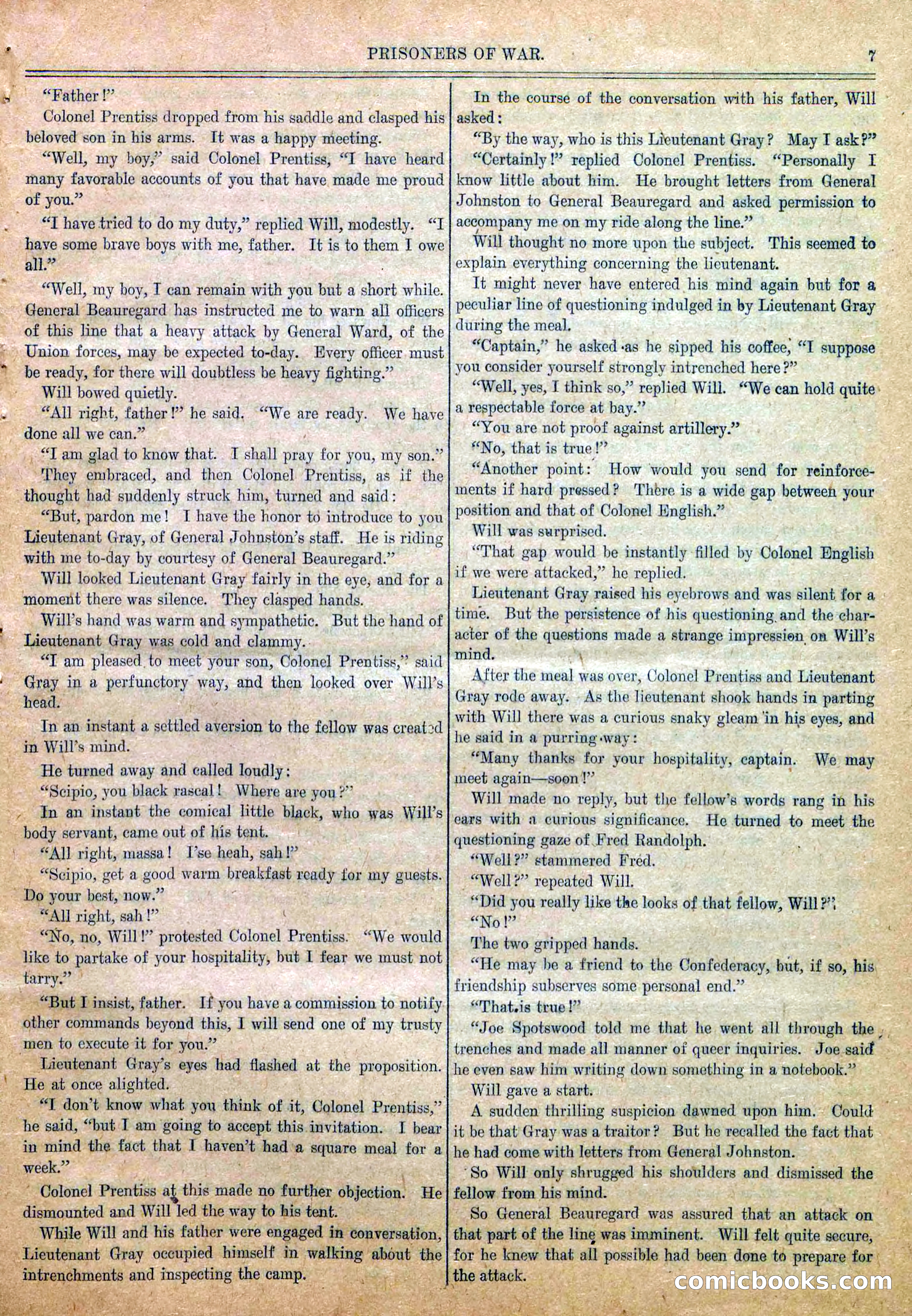 Blue and Gray Weekly, No. 6 — page 9 of 36