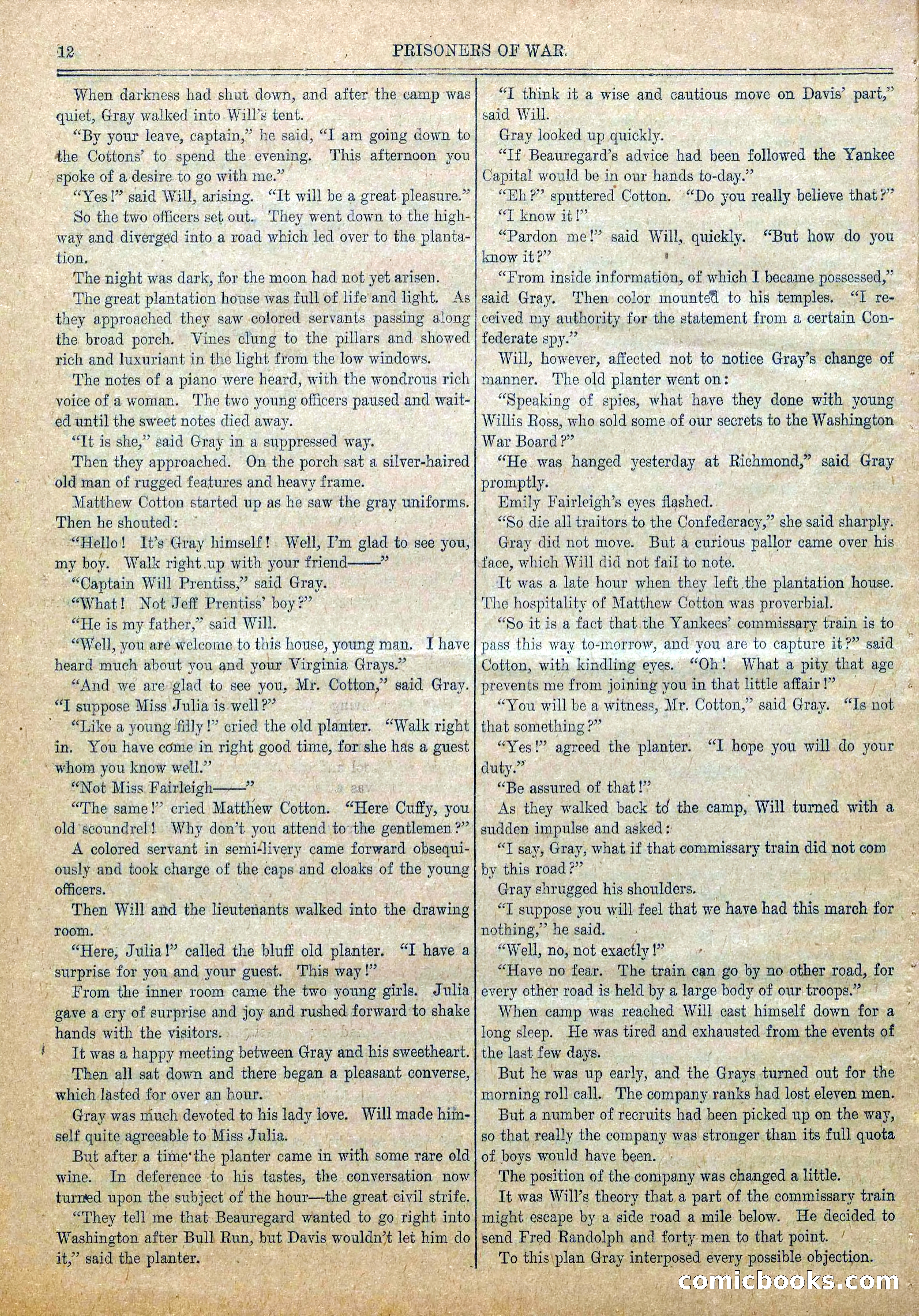 Blue and Gray Weekly, No. 6 — page 14 of 36
