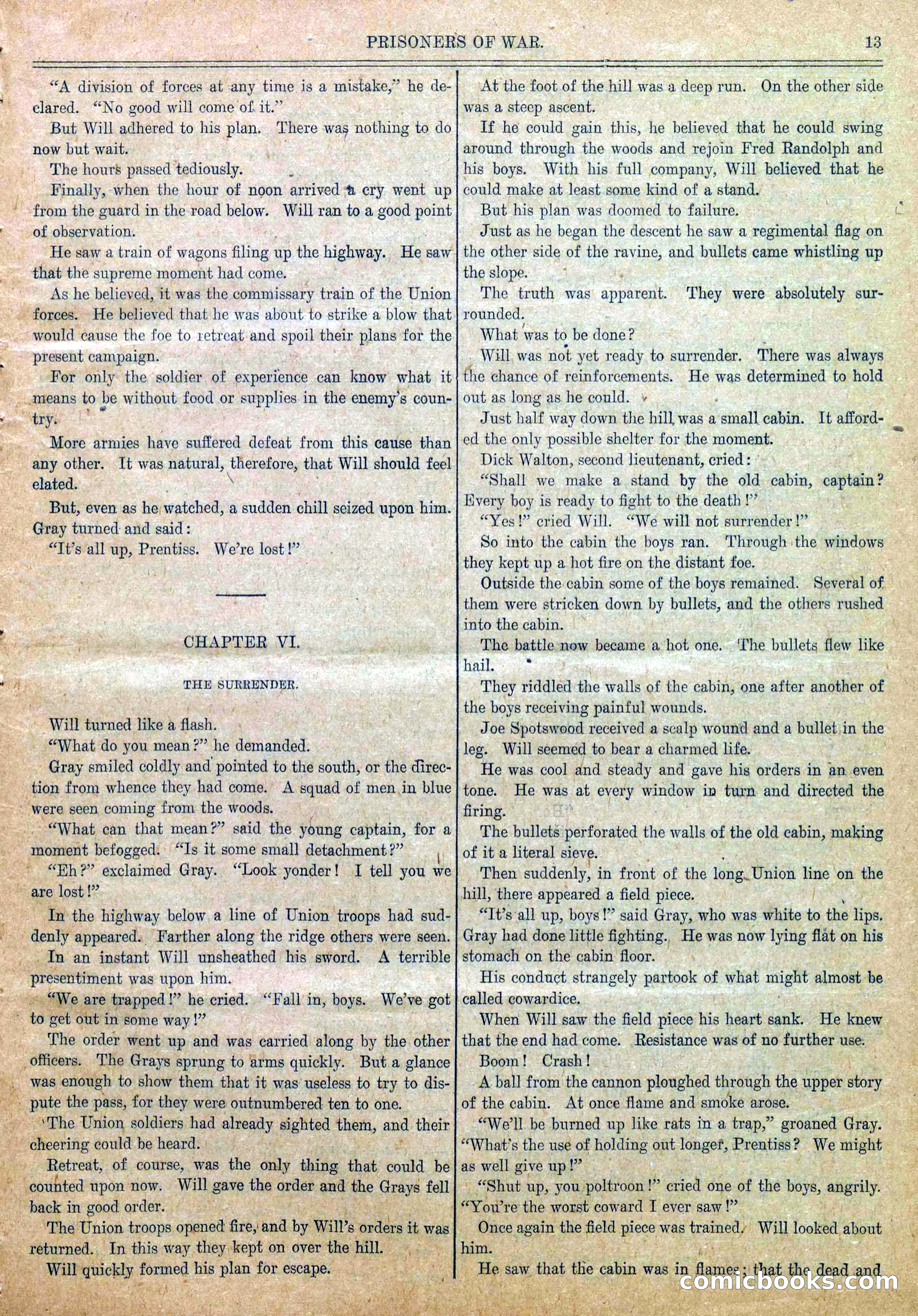 Blue and Gray Weekly, No. 6 — page 15 of 36