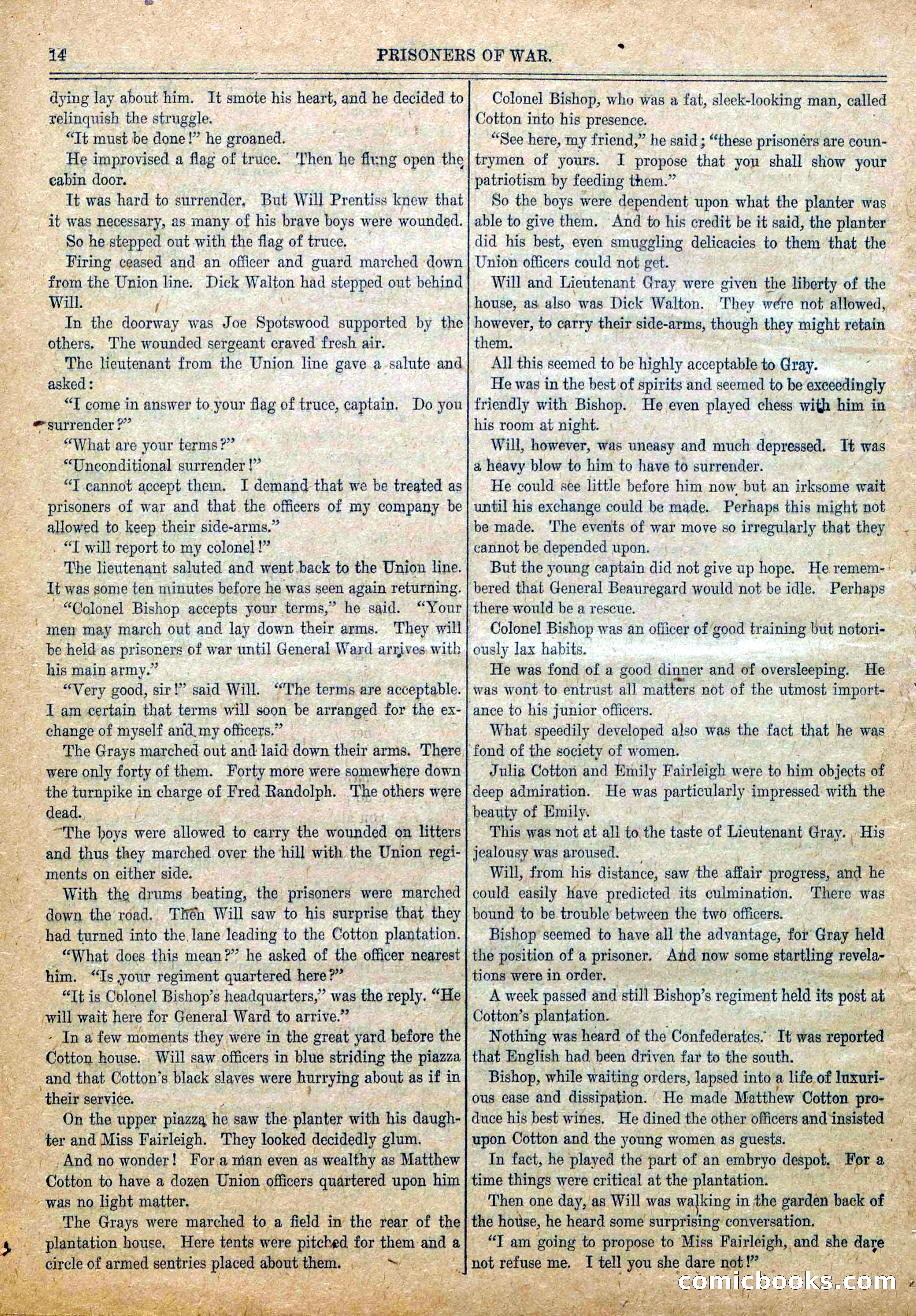 Blue and Gray Weekly, No. 6 — page 16 of 36