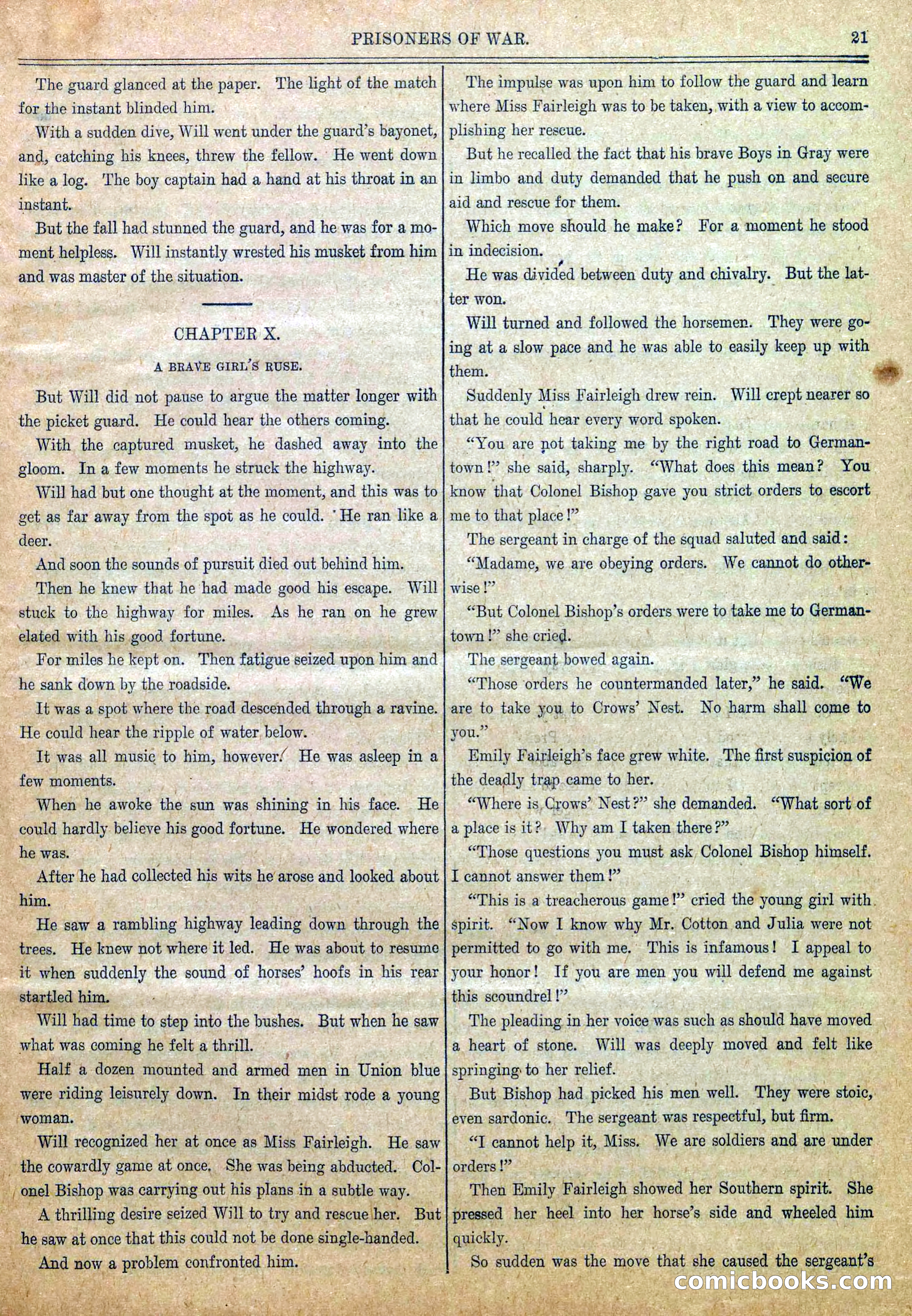 Blue and Gray Weekly, No. 6 — page 23 of 36