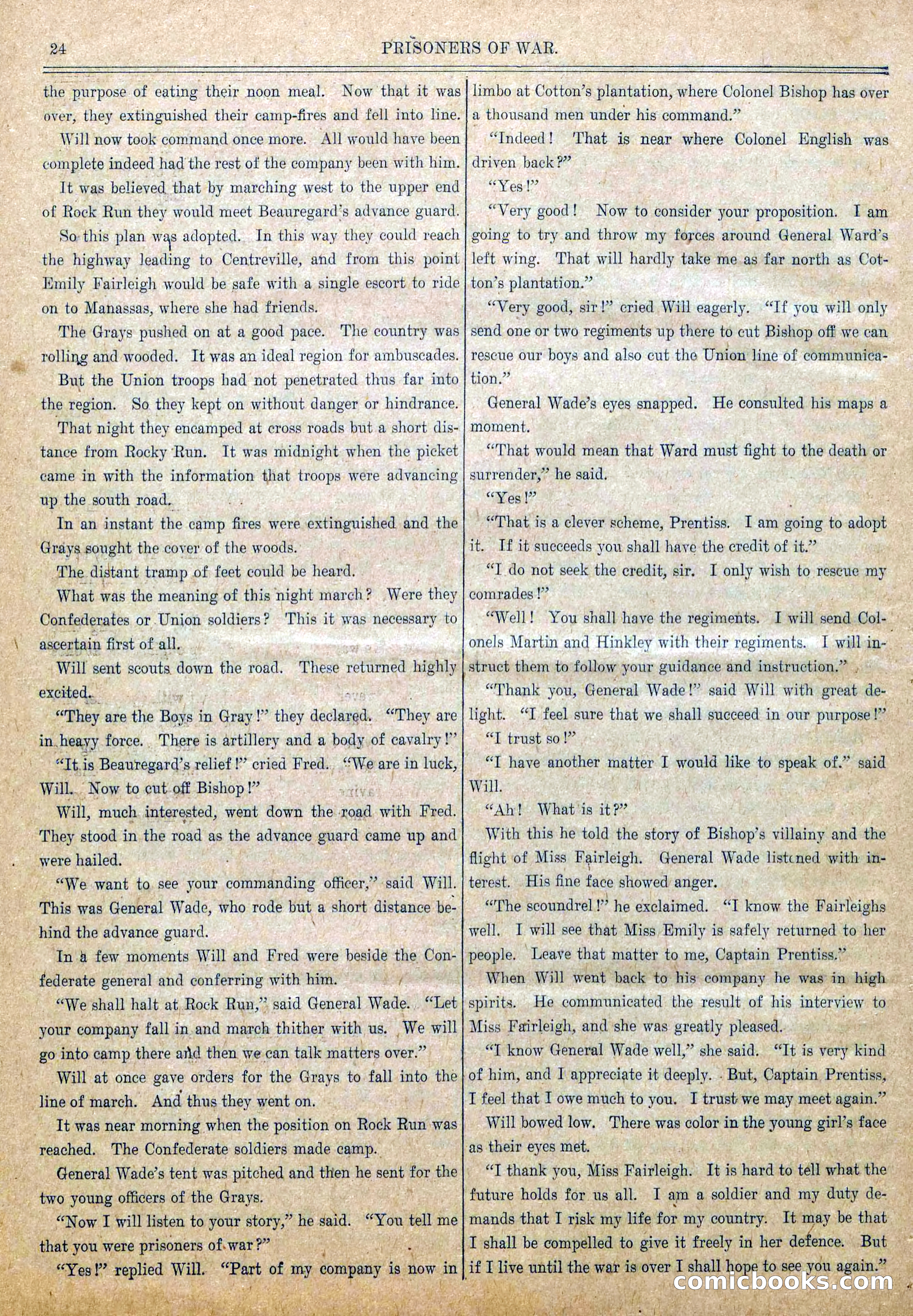Blue and Gray Weekly, No. 6 — page 26 of 36