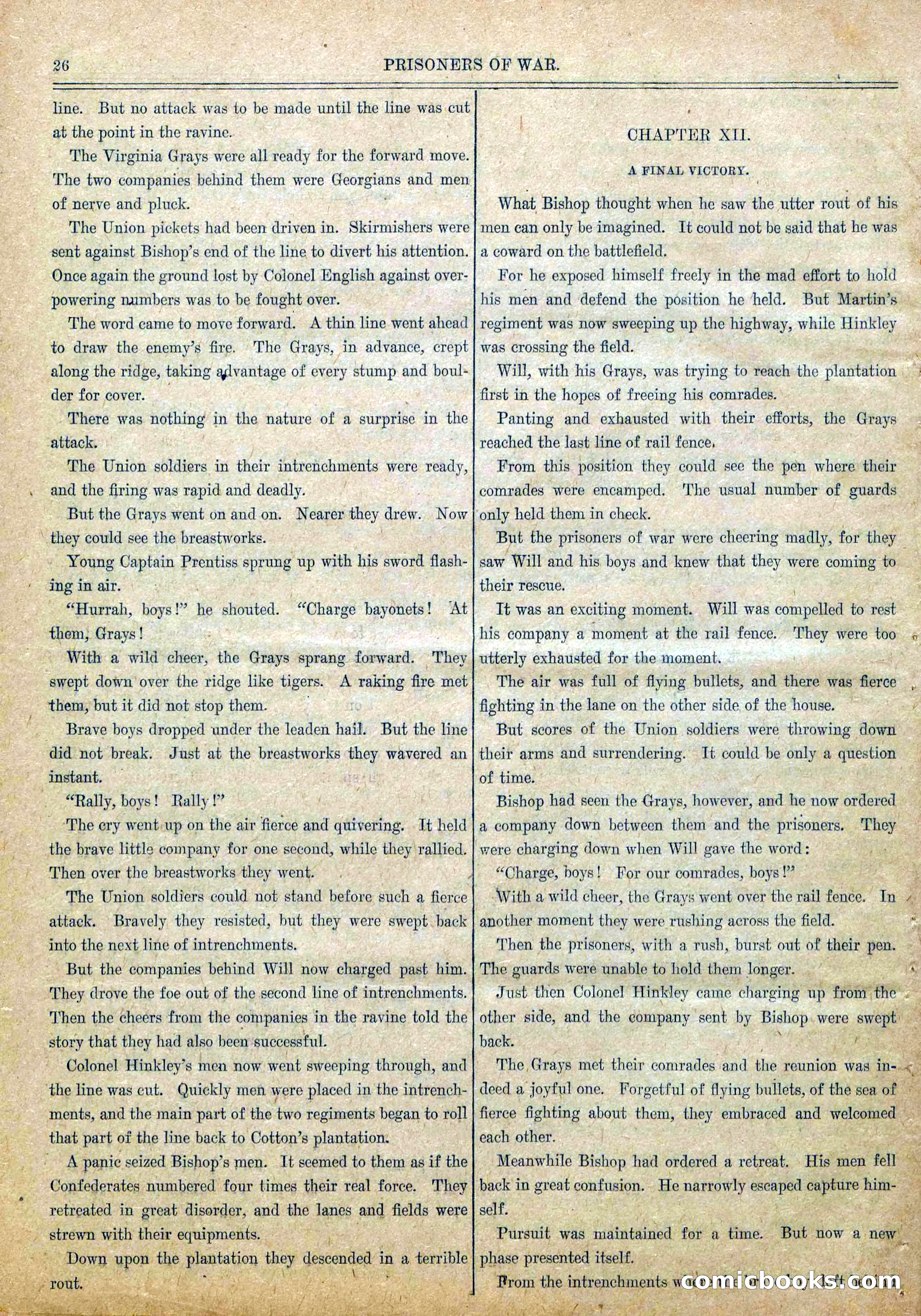 Blue and Gray Weekly, No. 6 — page 28 of 36