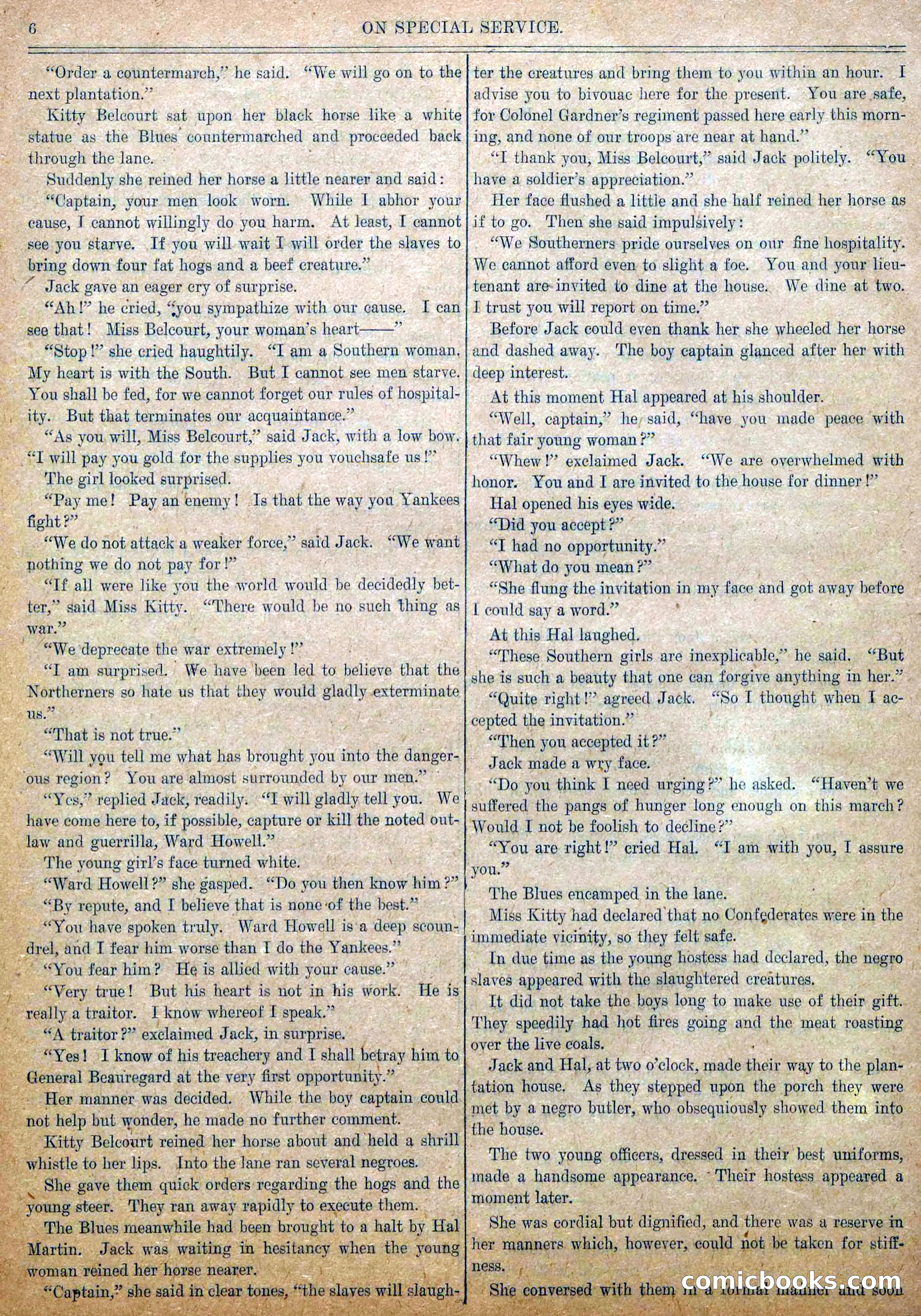 Blue and Gray Weekly, No. 7 — page 8 of 36