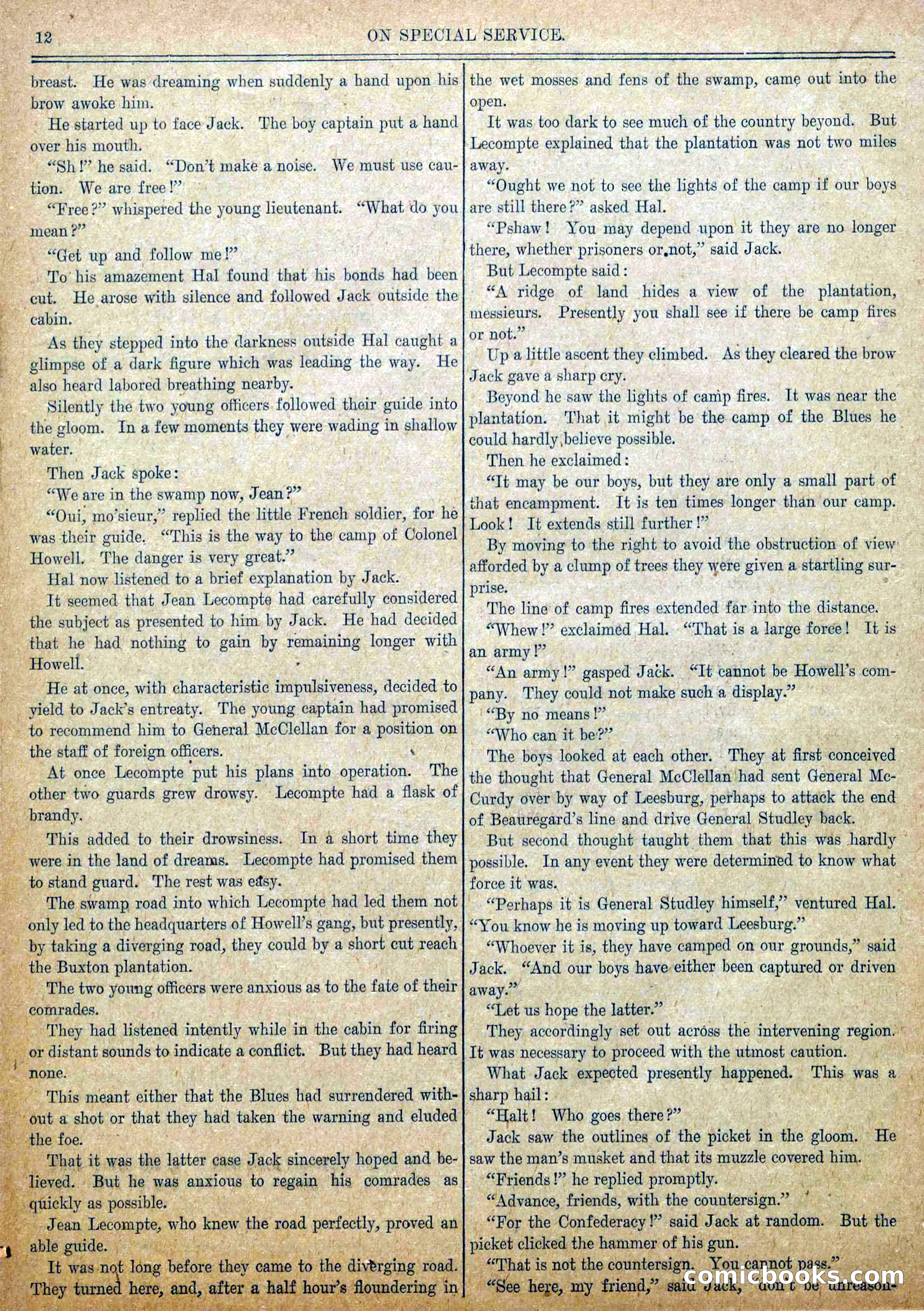 Blue and Gray Weekly, No. 7 — page 14 of 36