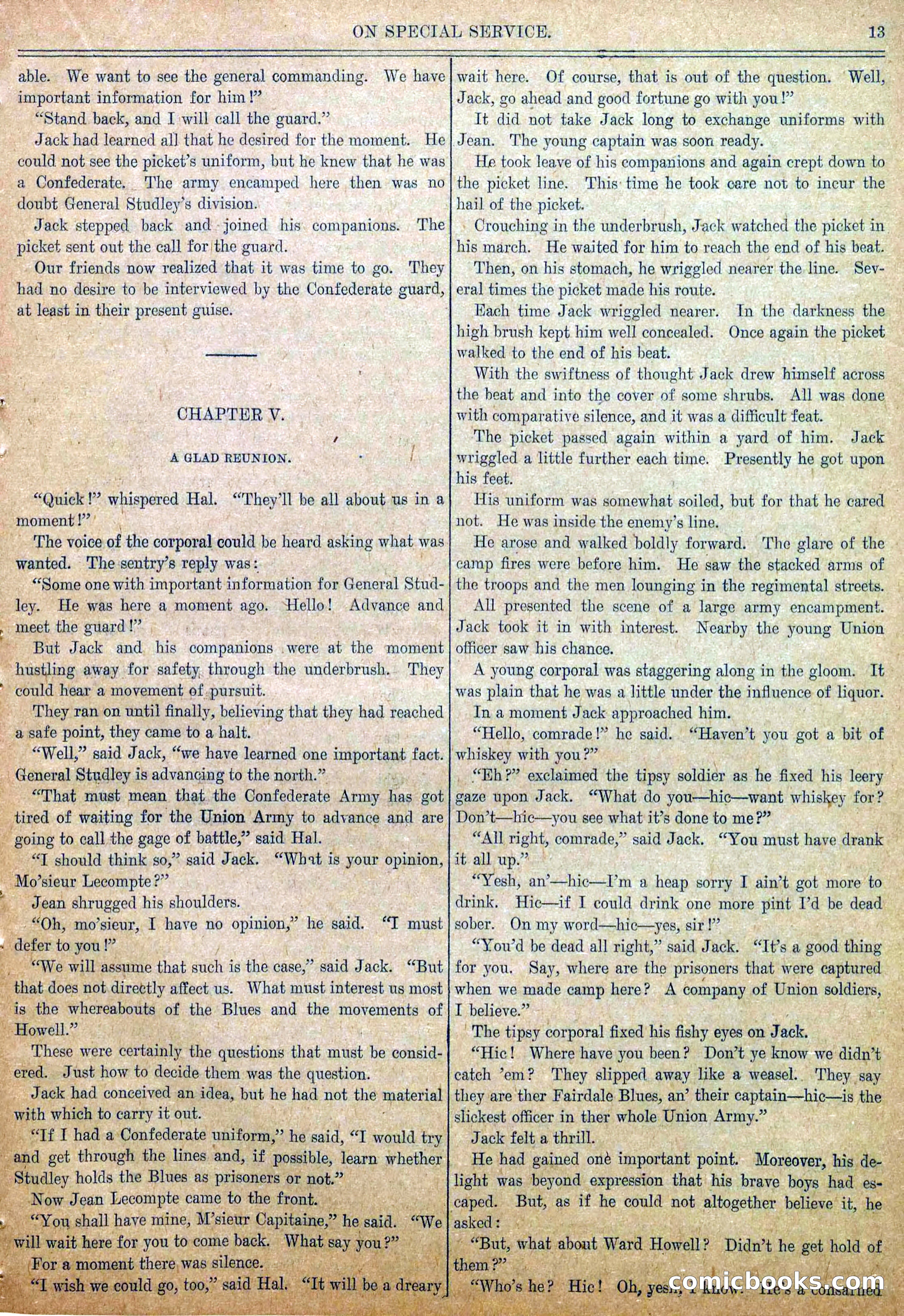 Blue and Gray Weekly, No. 7 — page 15 of 36