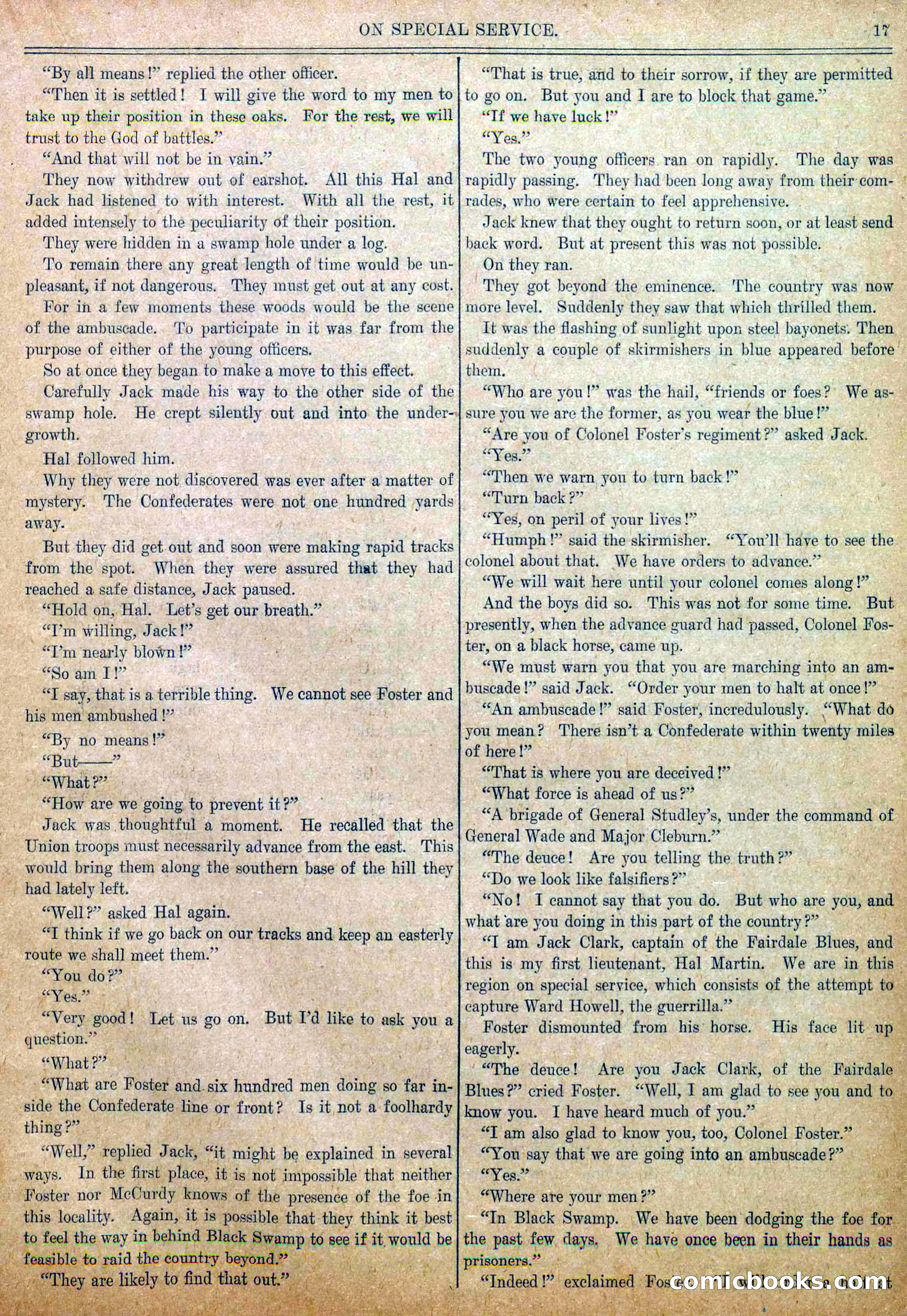 Blue and Gray Weekly, No. 7 — page 19 of 36
