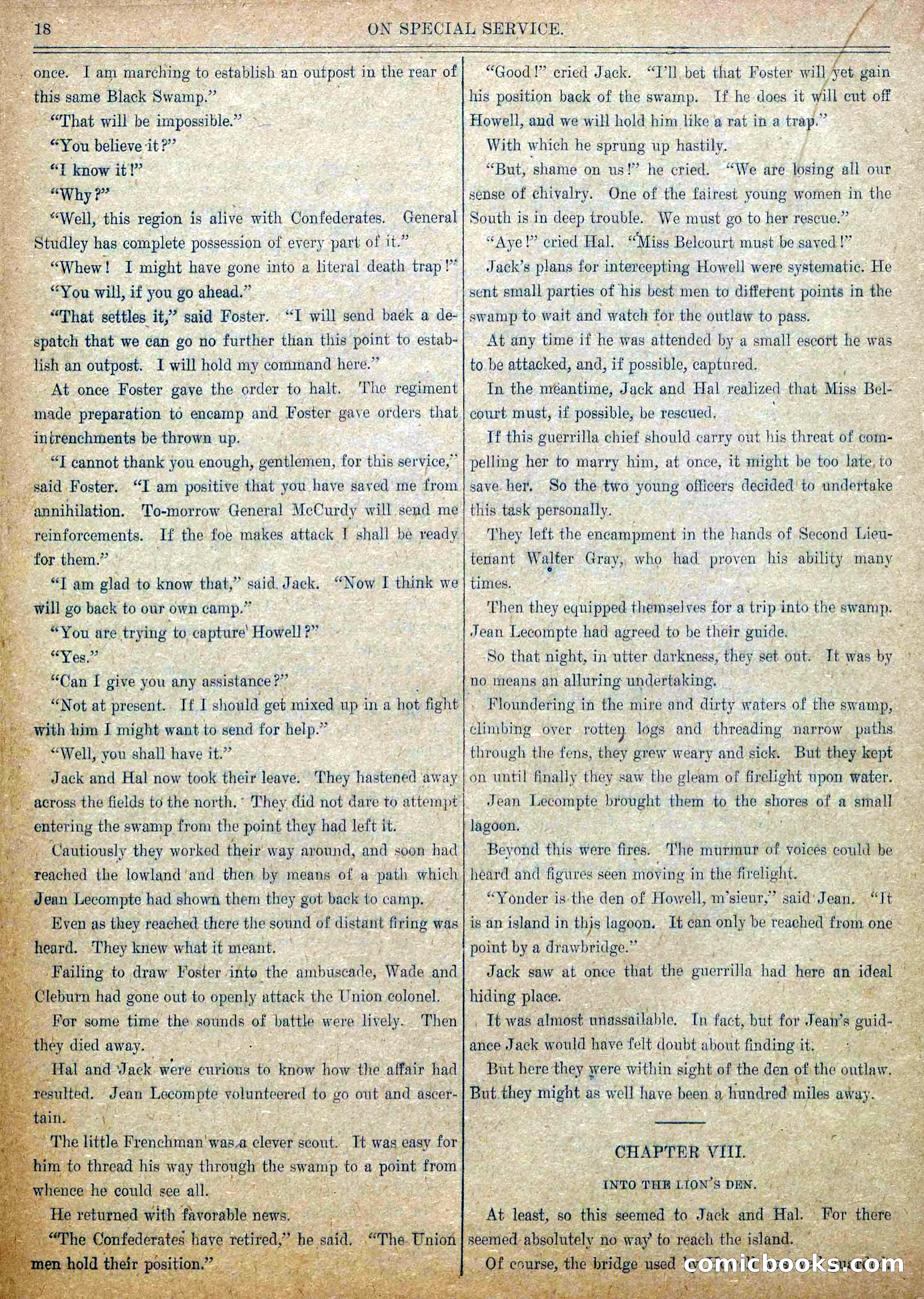 Blue and Gray Weekly, No. 7 — page 20 of 36