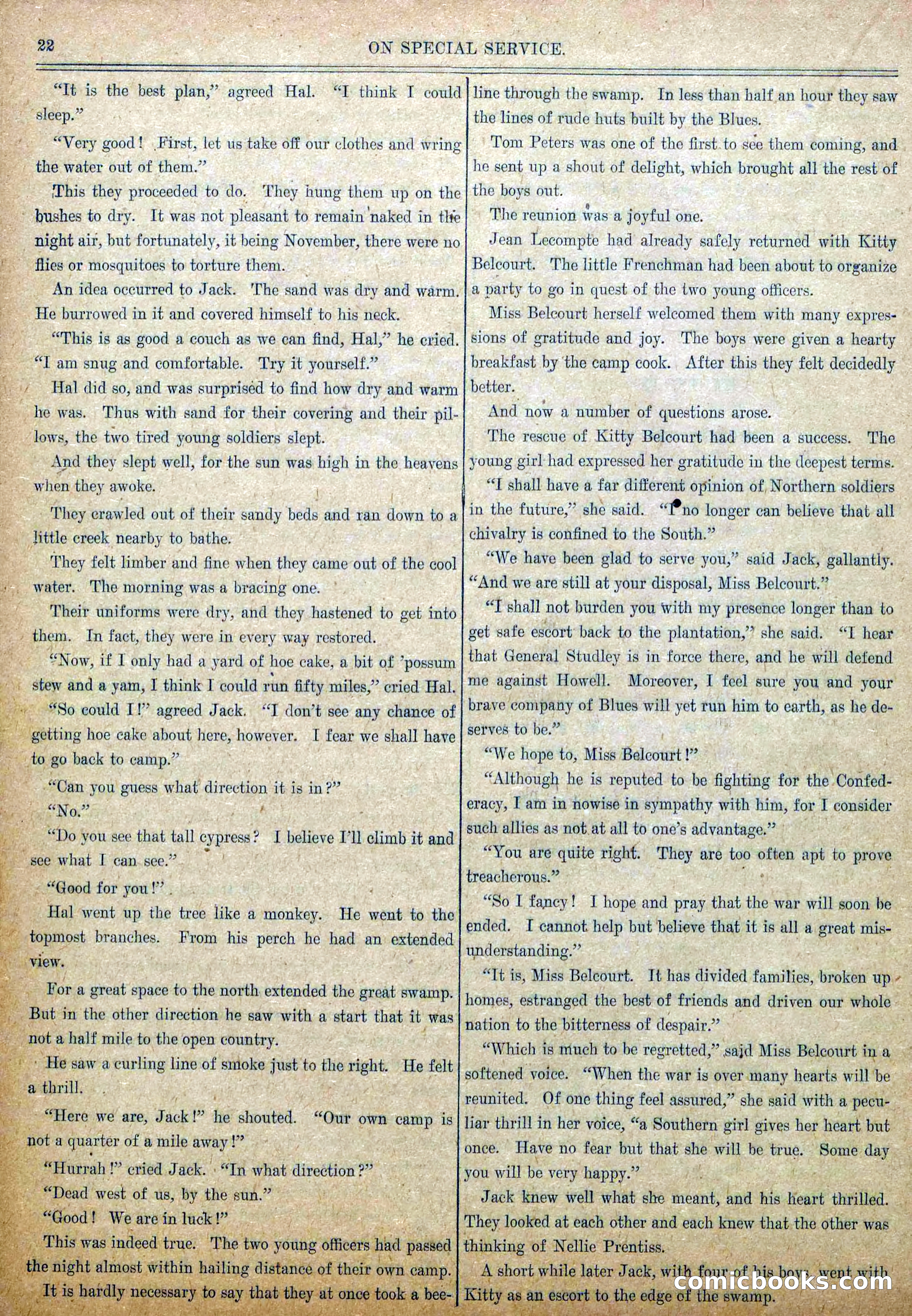 Blue and Gray Weekly, No. 7 — page 24 of 36