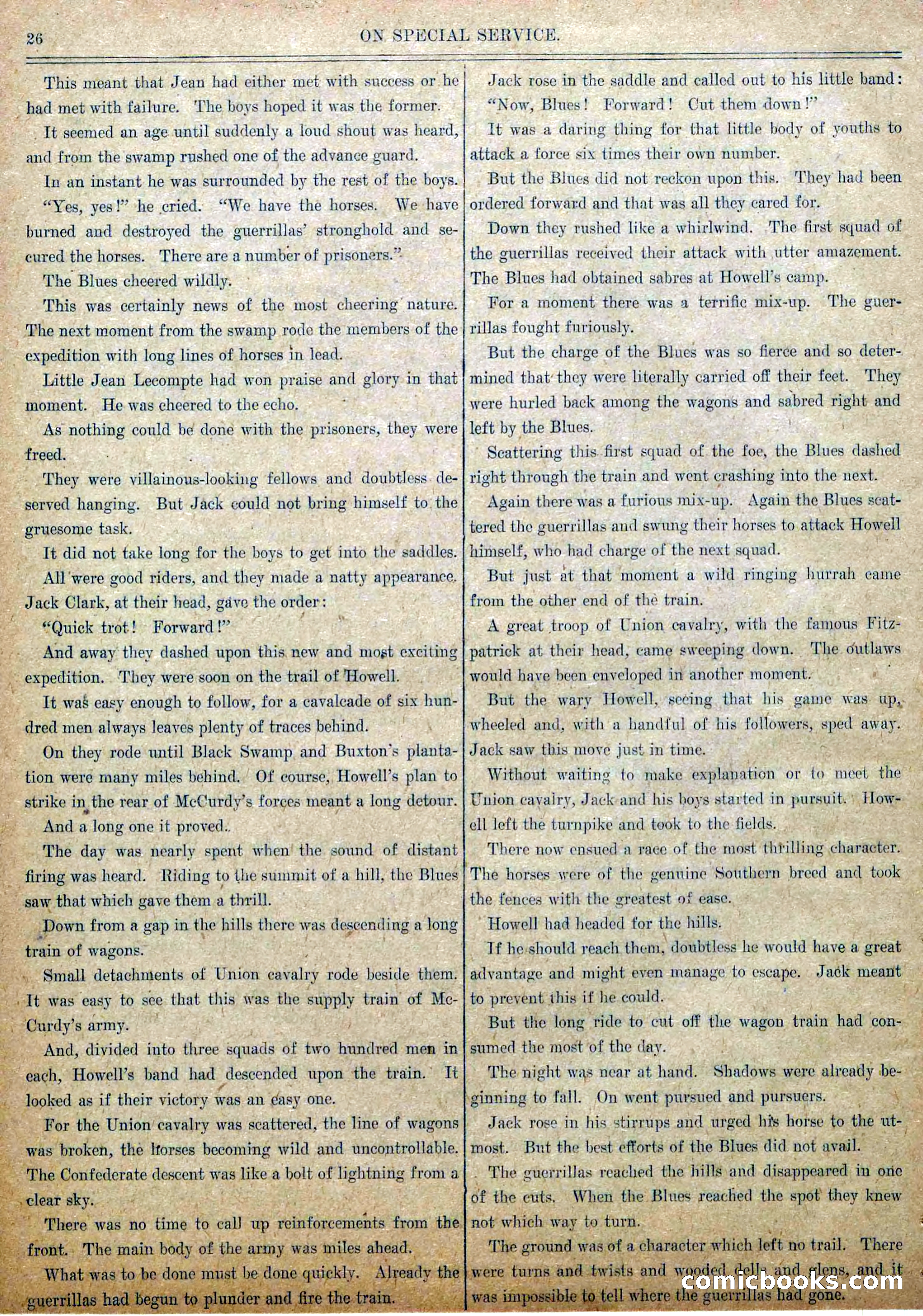 Blue and Gray Weekly, No. 7 — page 28 of 36