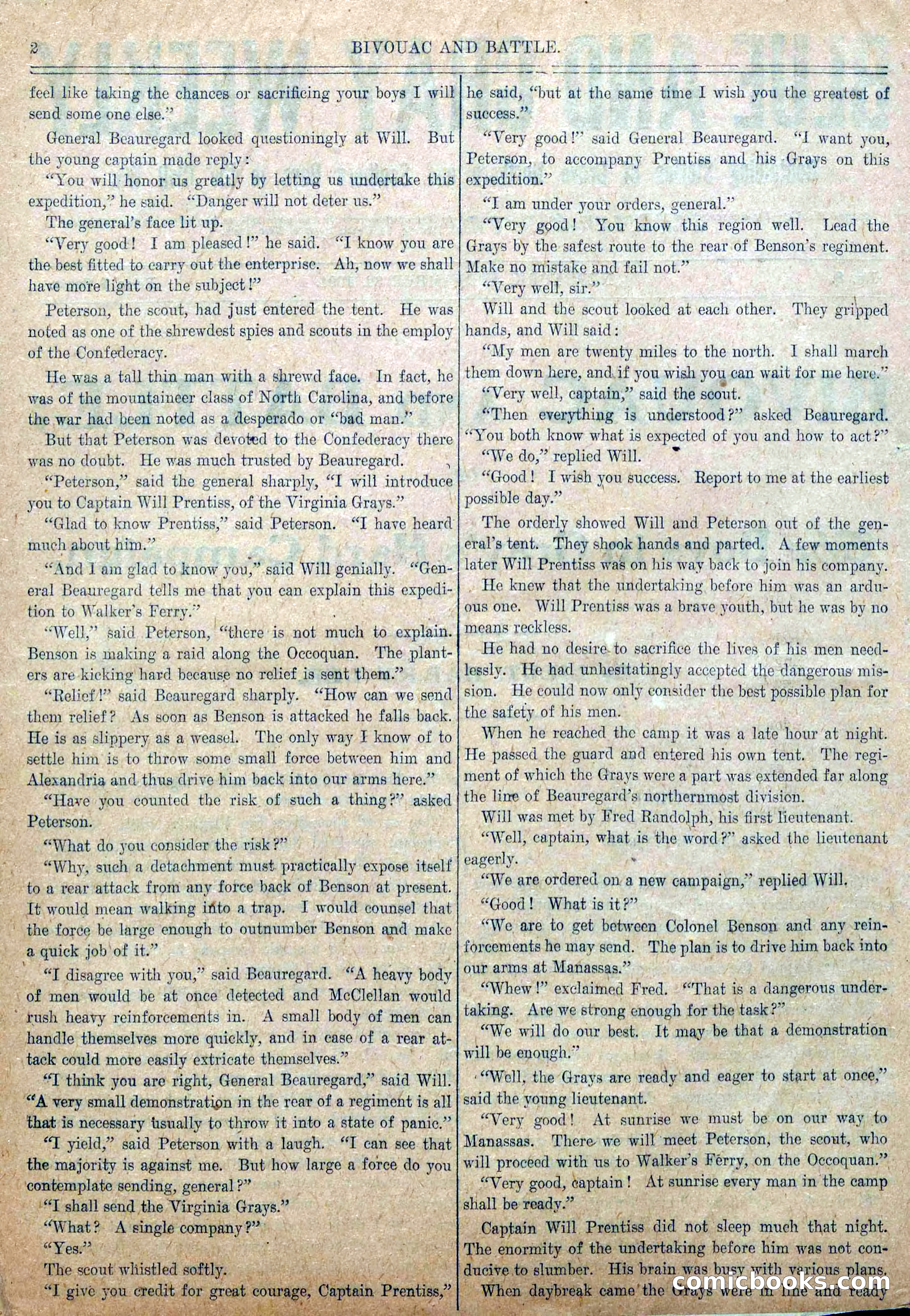 Blue and Gray Weekly, No. 8 — page 4 of 36