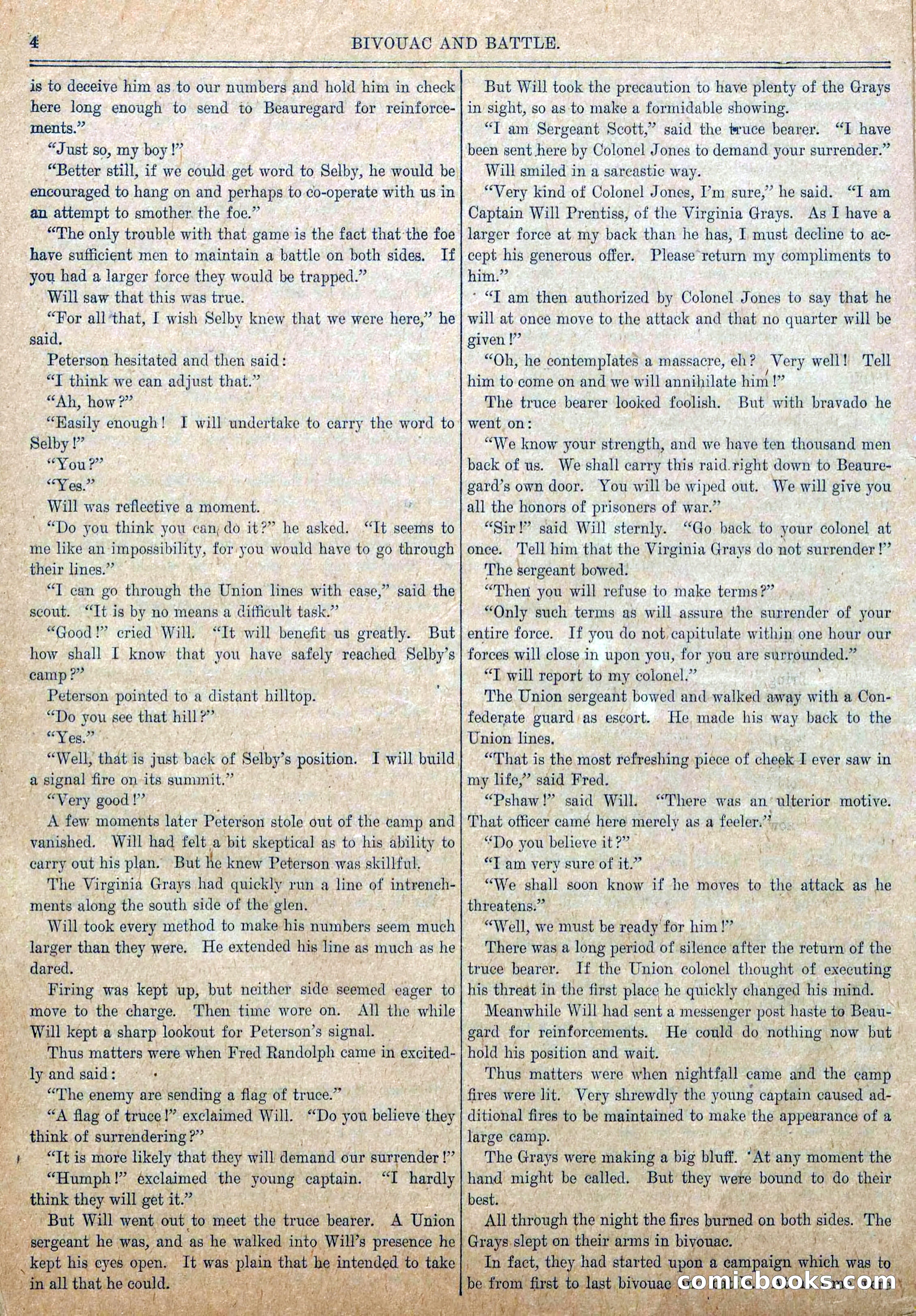 Blue and Gray Weekly, No. 8 — page 6 of 36