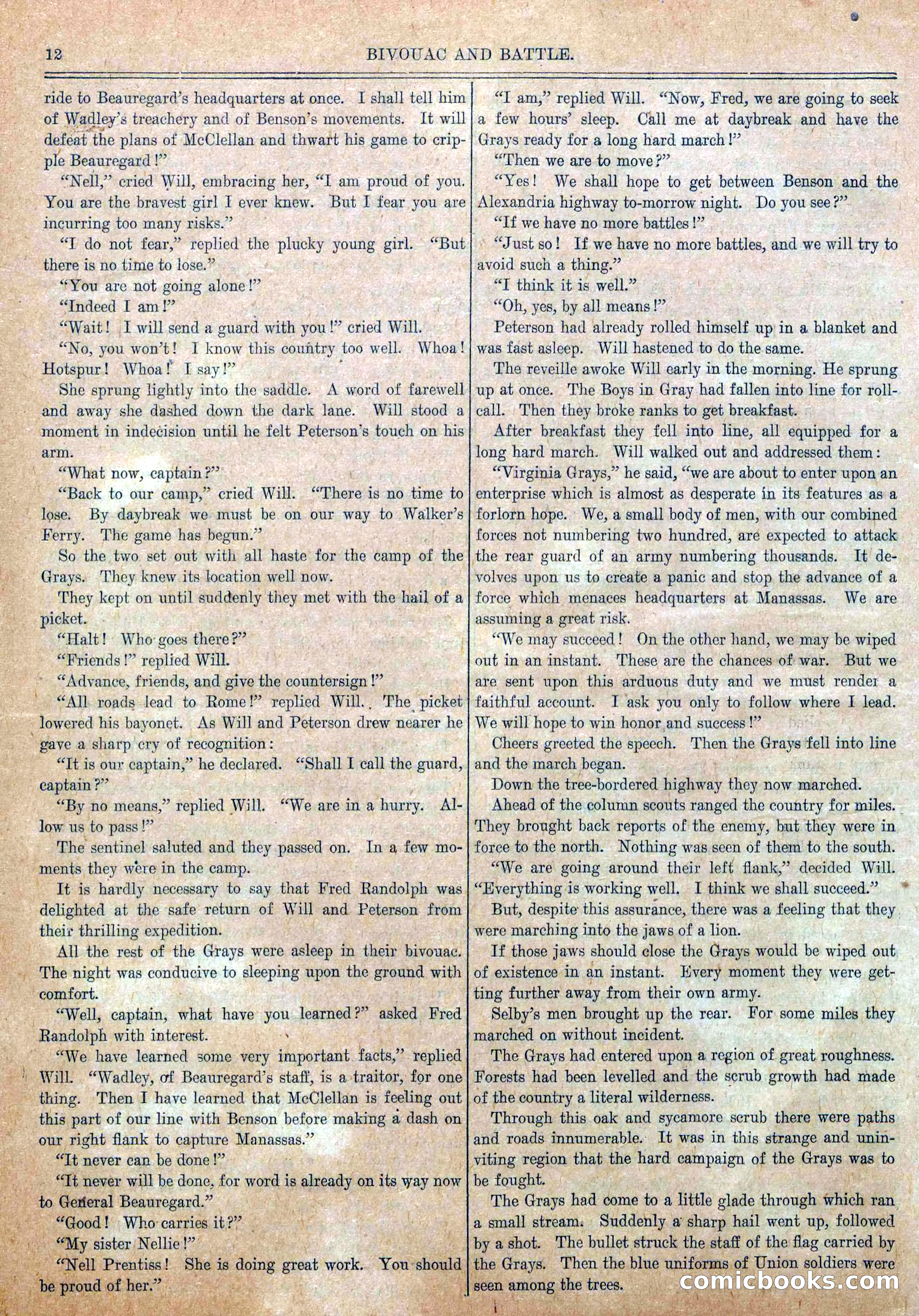Blue and Gray Weekly, No. 8 — page 14 of 36