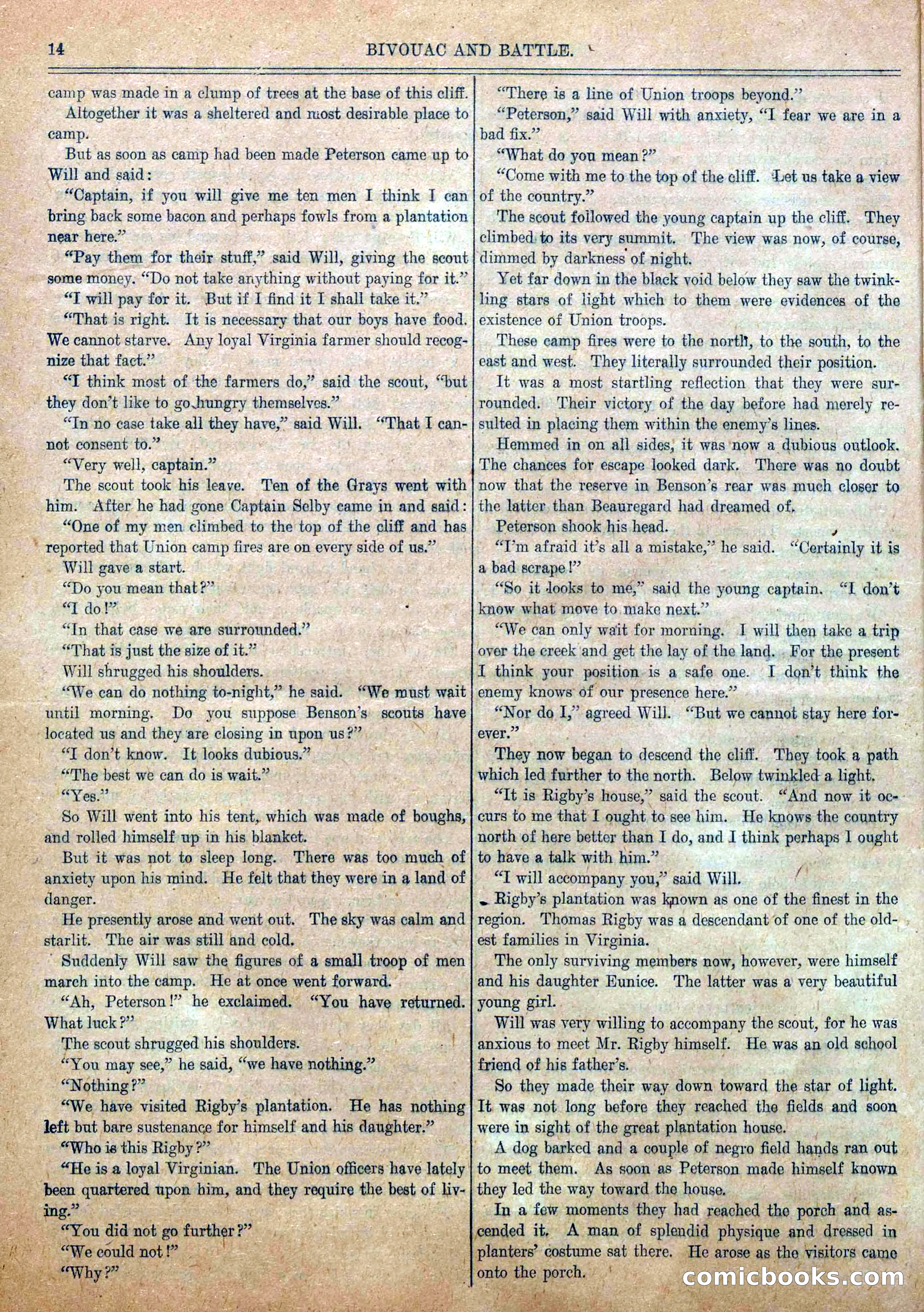 Blue and Gray Weekly, No. 8 — page 16 of 36