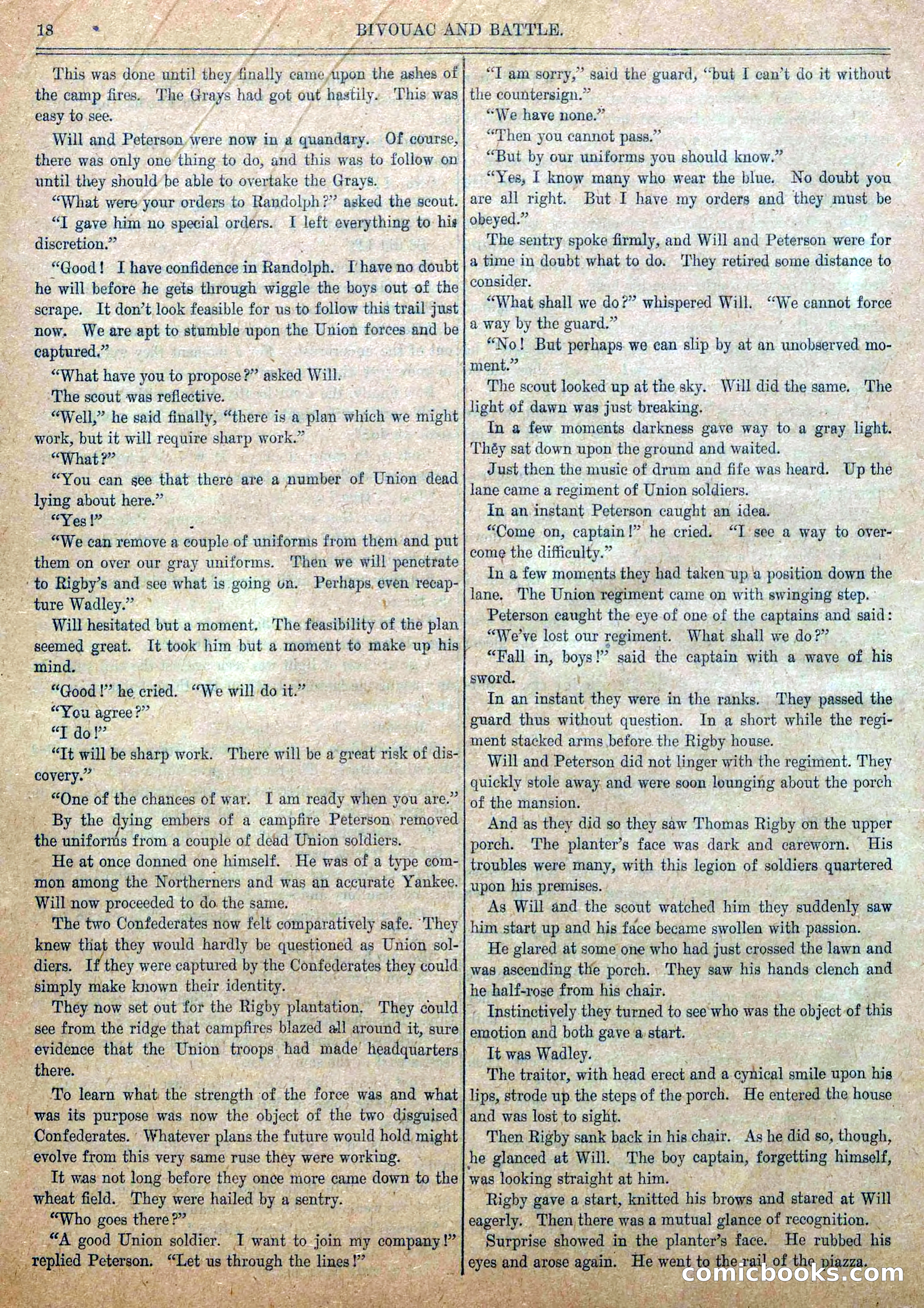 Blue and Gray Weekly, No. 8 — page 20 of 36