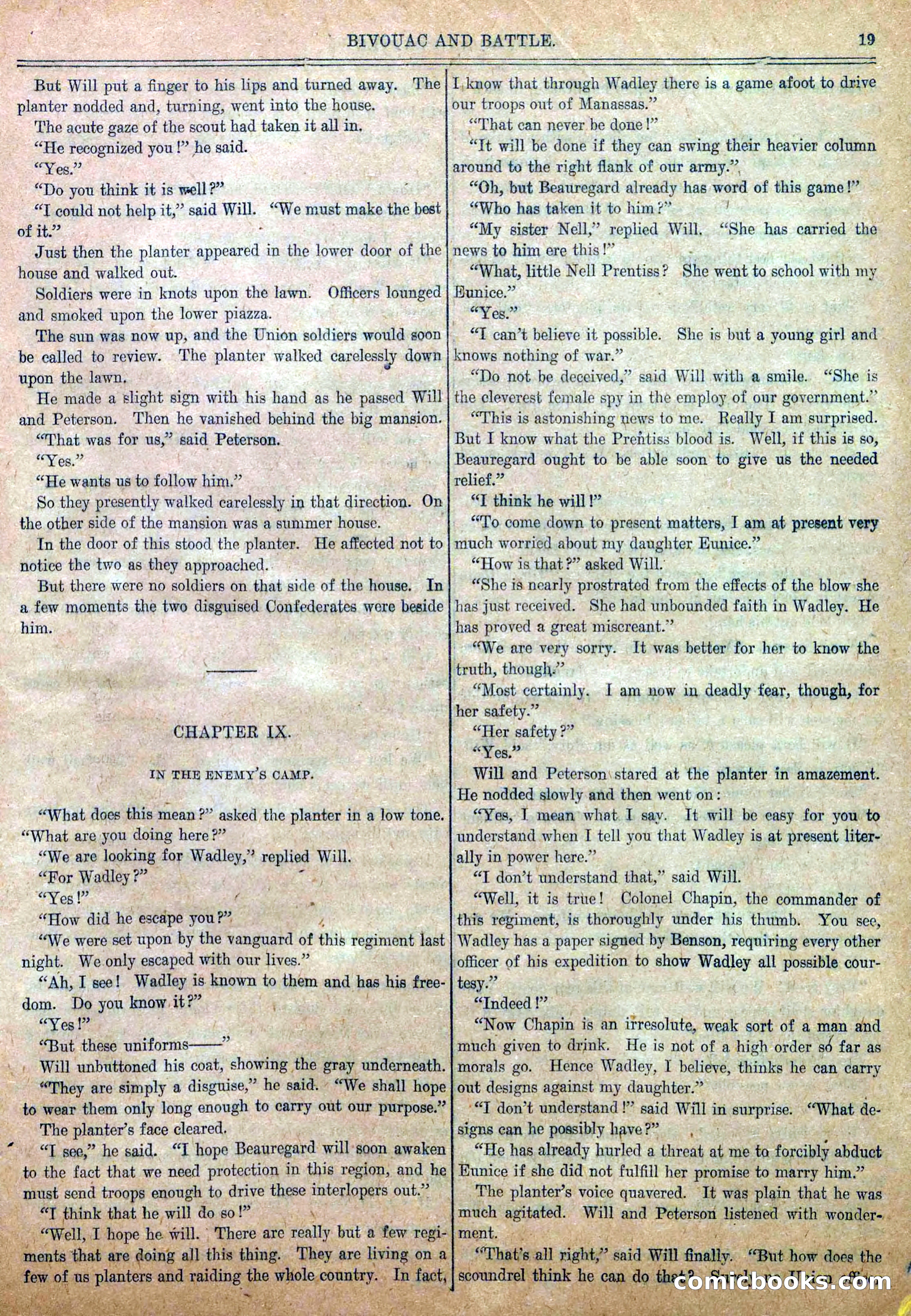 Blue and Gray Weekly, No. 8 — page 21 of 36