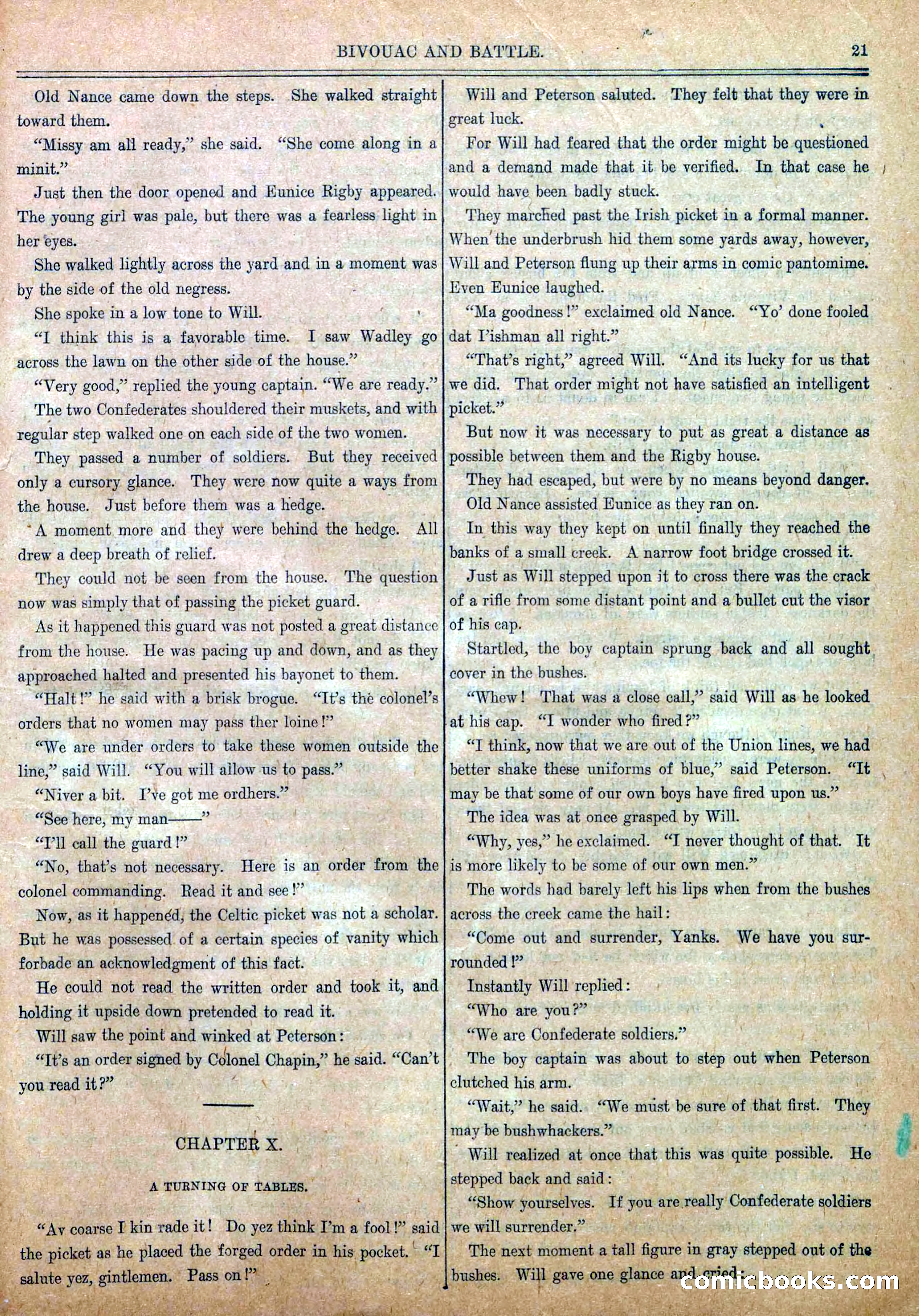 Blue and Gray Weekly, No. 8 — page 23 of 36