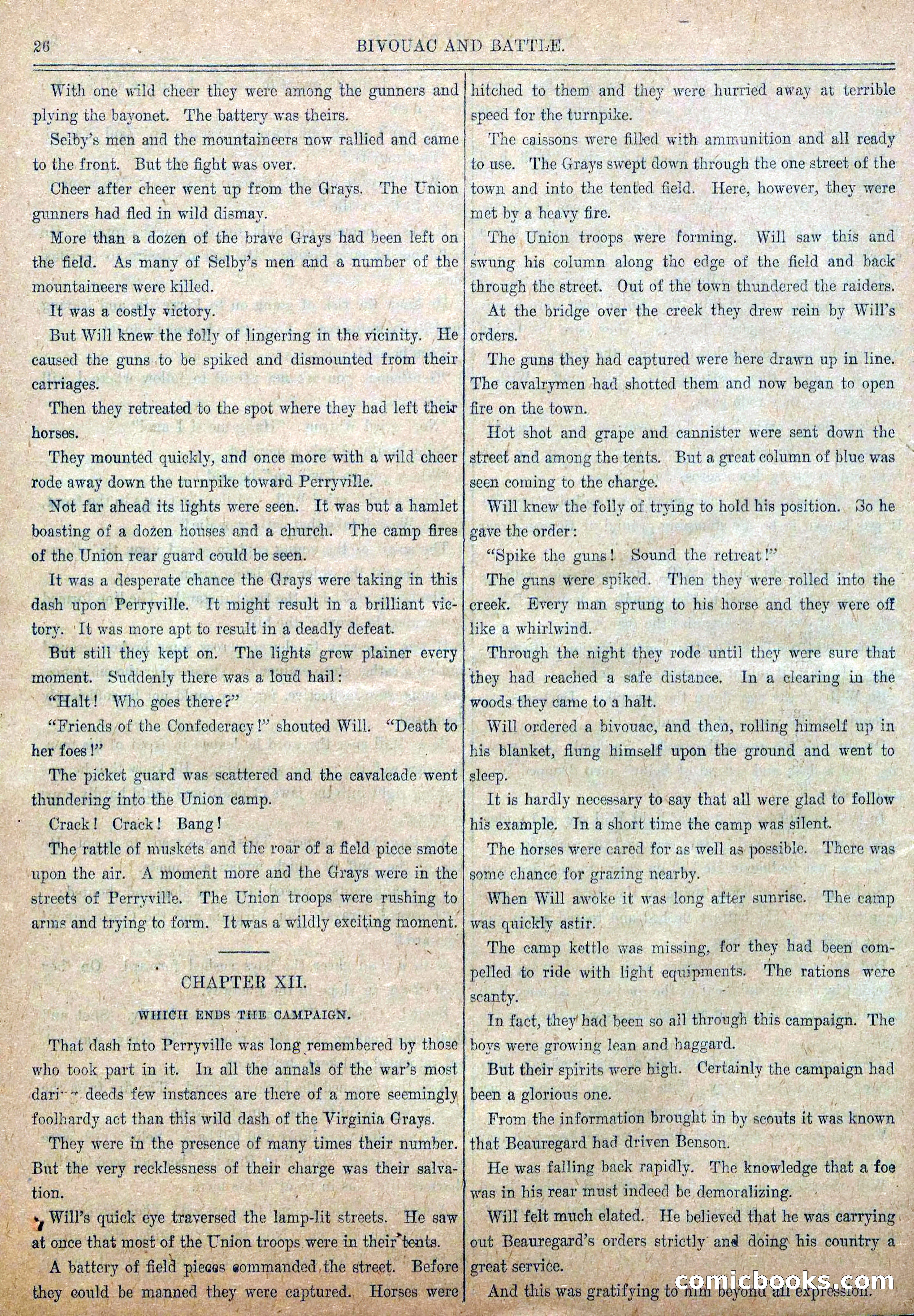 Blue and Gray Weekly, No. 8 — page 28 of 36