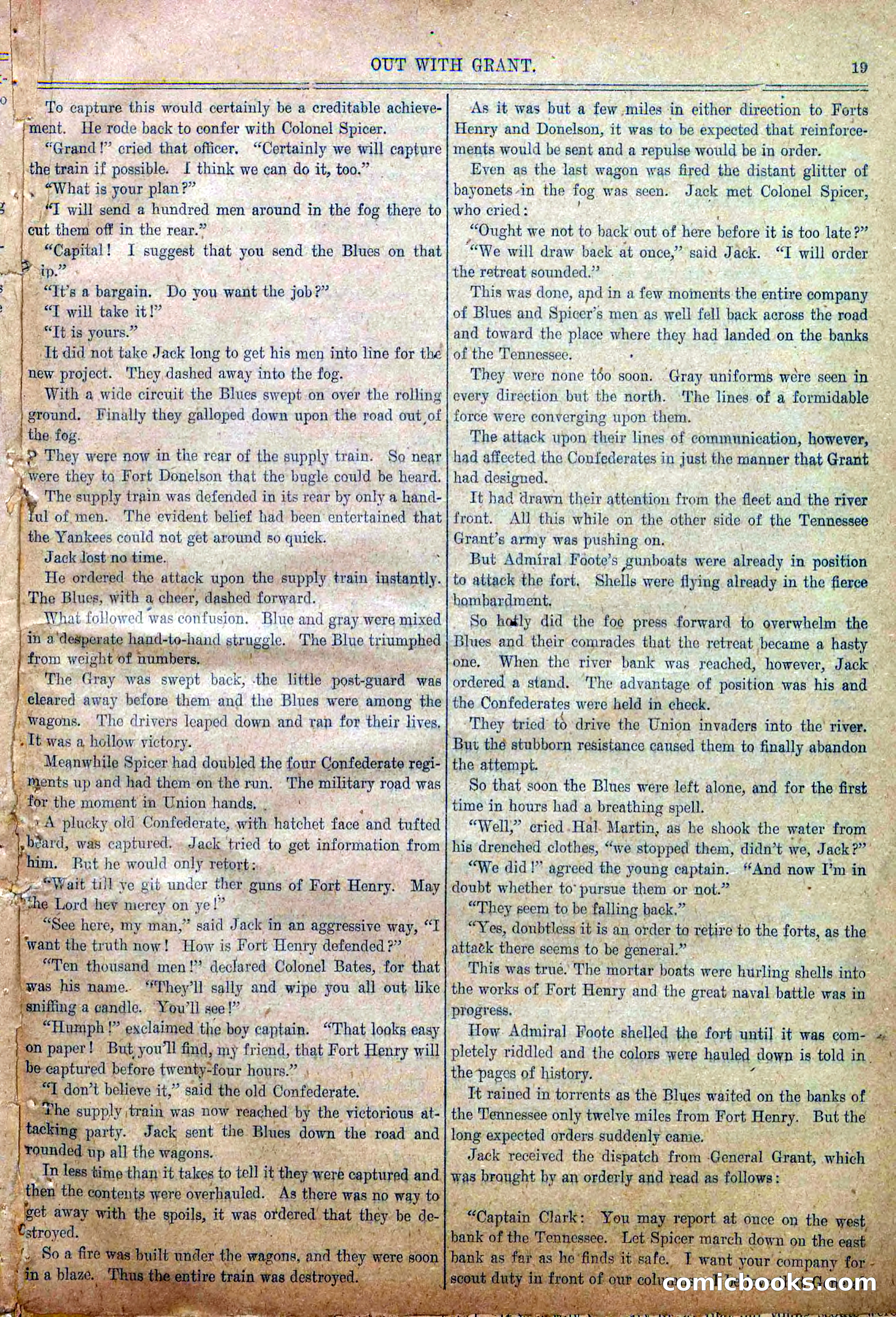 Blue and Gray Weekly, No. 9 — page 21 of 30
