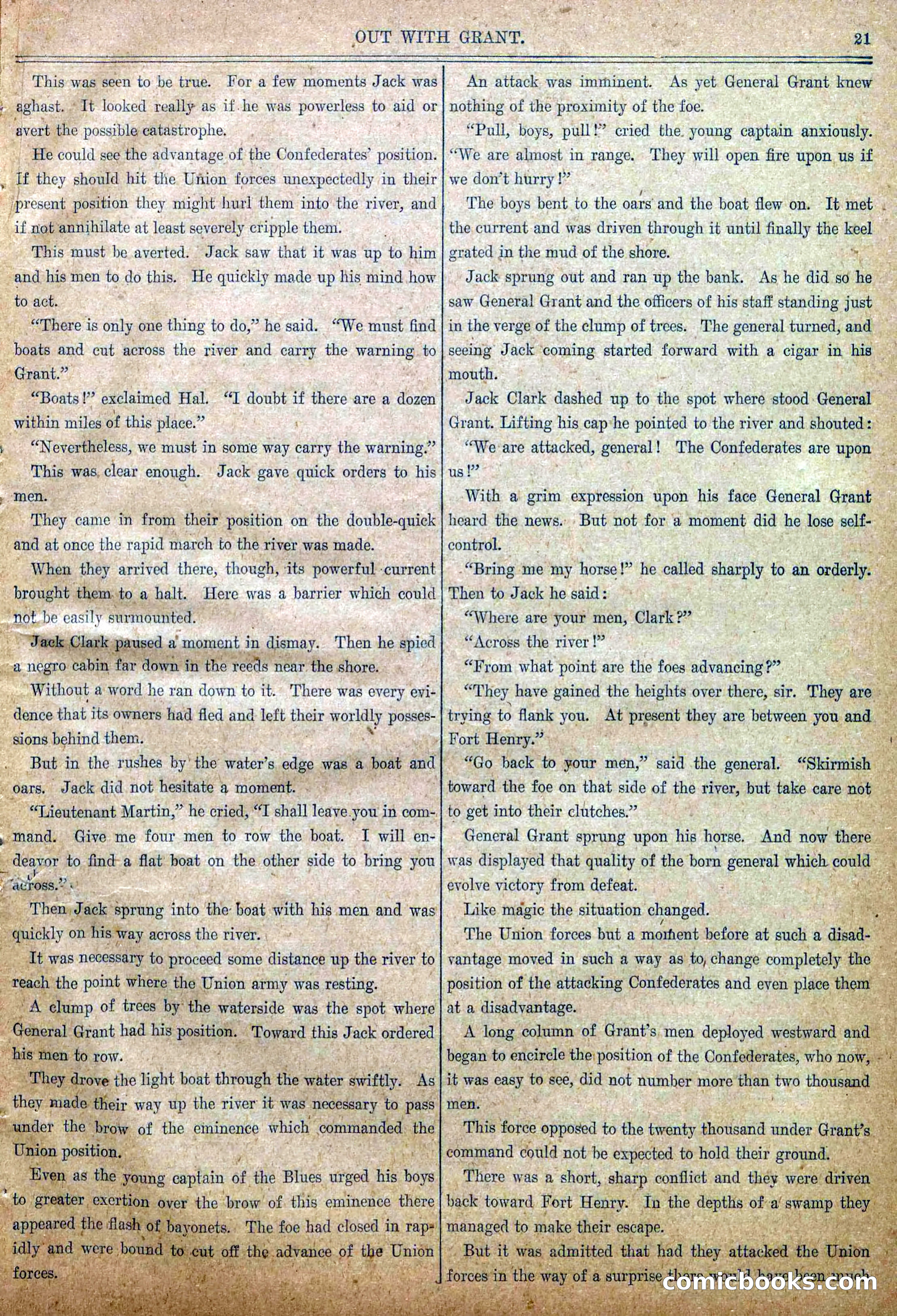 Blue and Gray Weekly, No. 9 — page 23 of 30