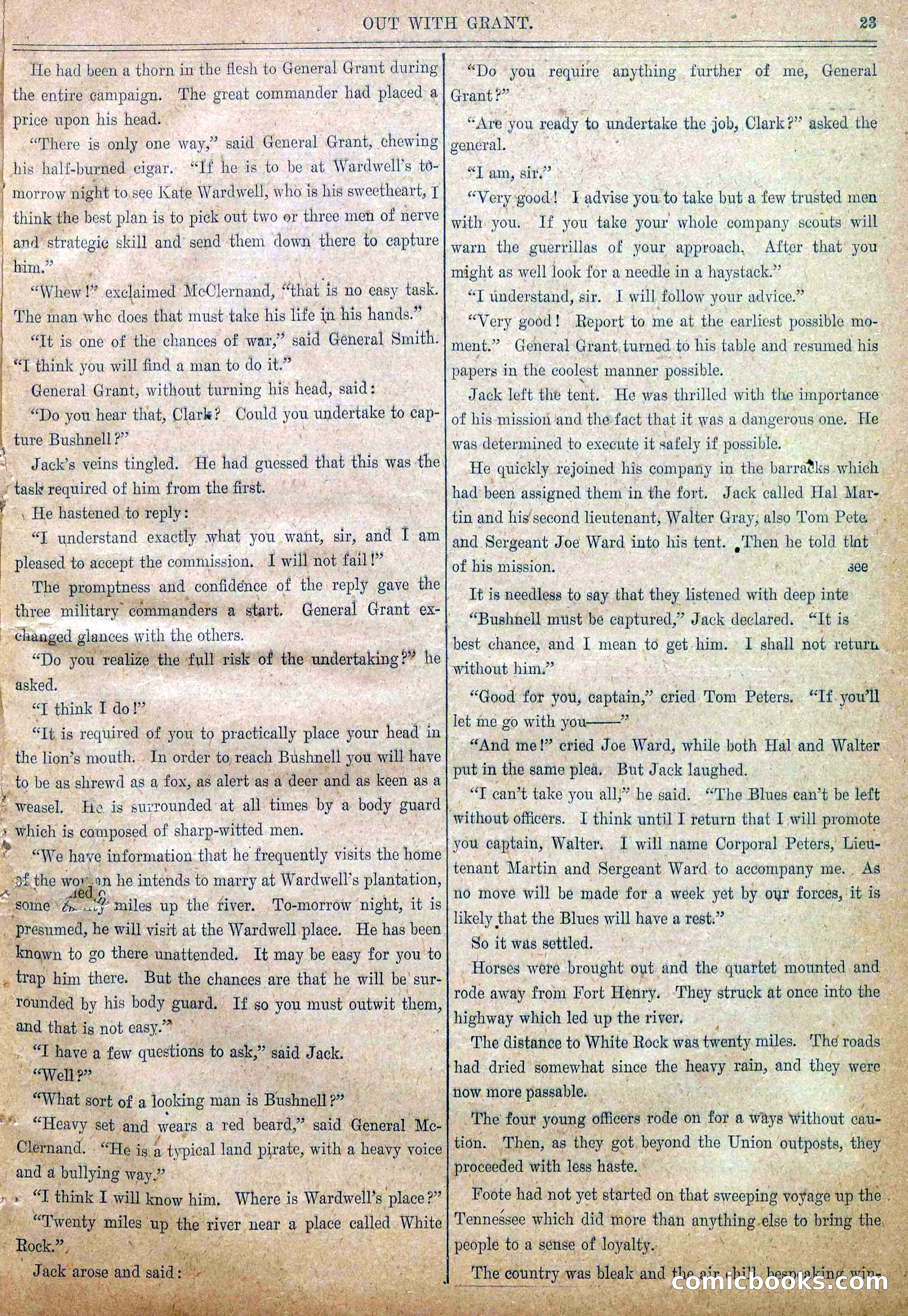 Blue and Gray Weekly, No. 9 — page 25 of 30