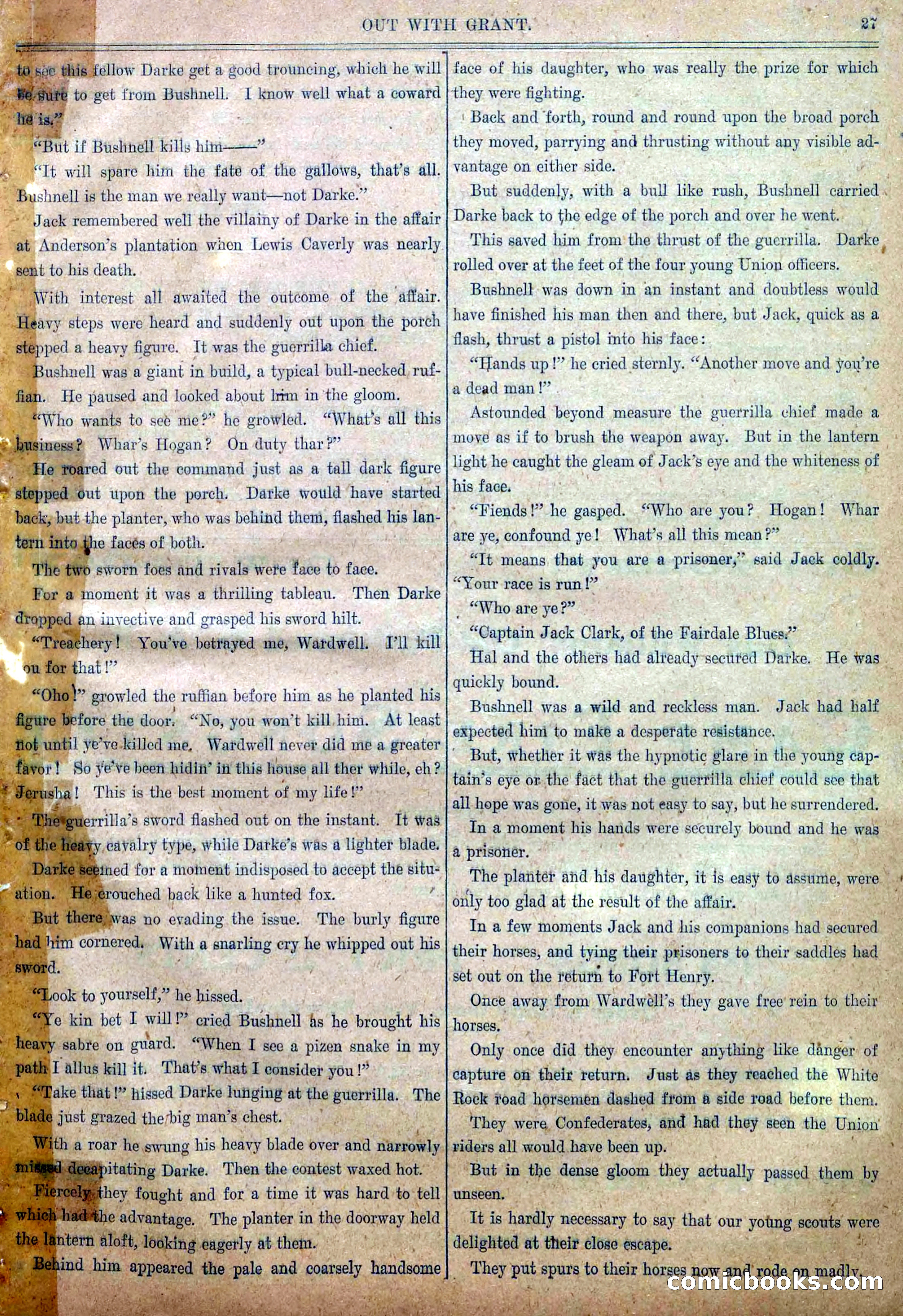 Blue and Gray Weekly, No. 9 — page 29 of 30
