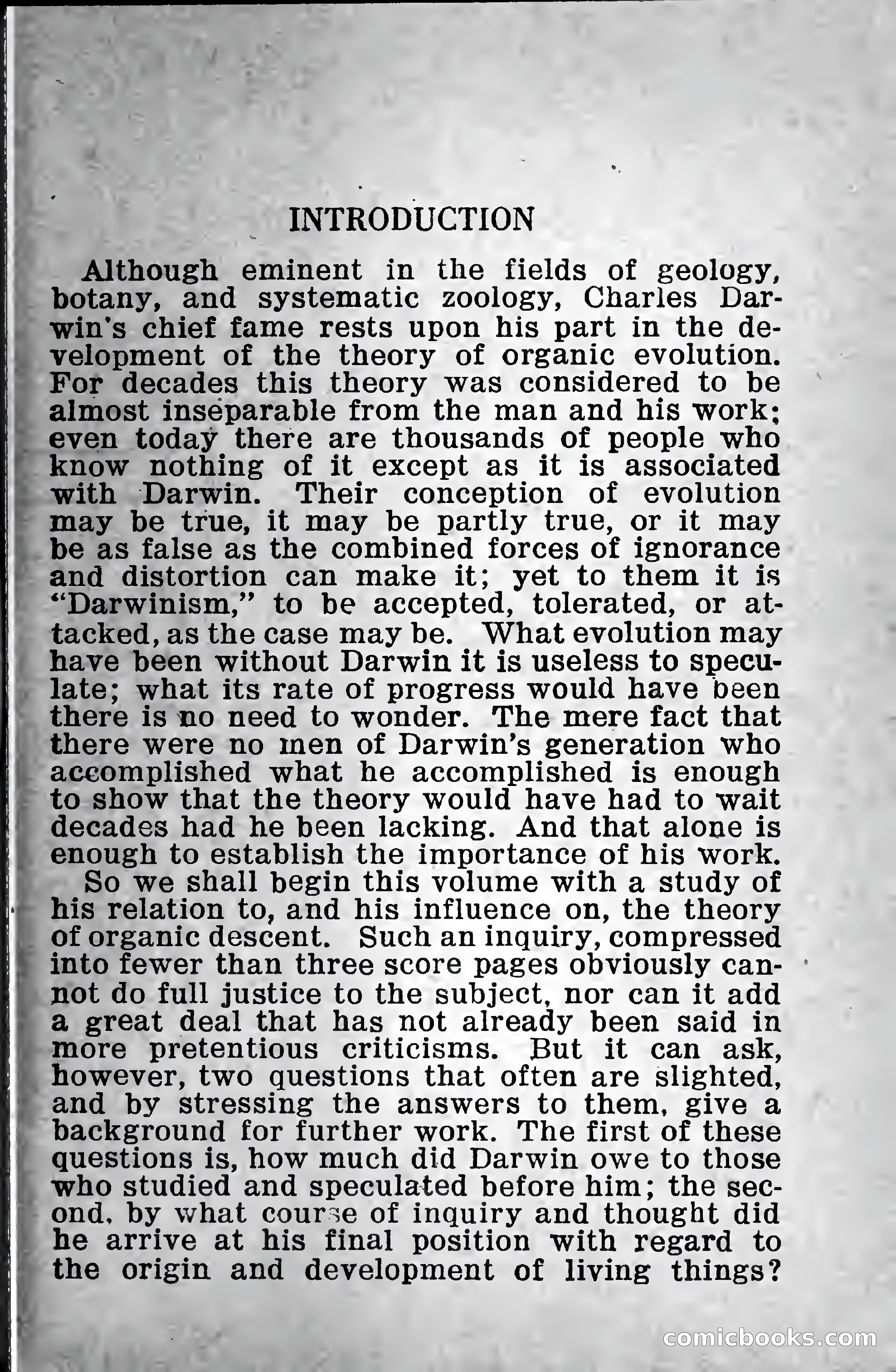 Little Blue Book No. 568: Darwin and the Theory of Evolution — page 7 of 400