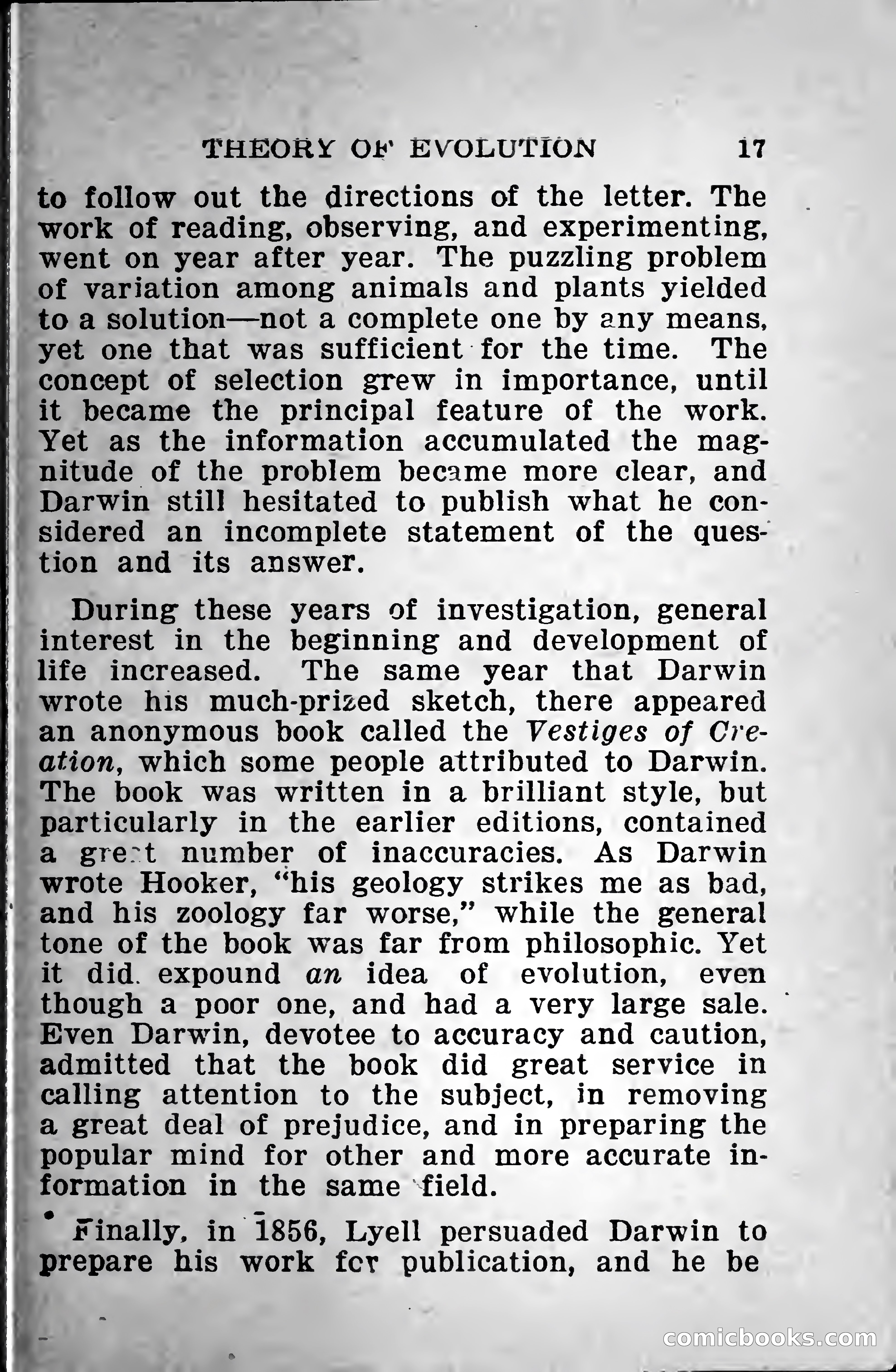 Little Blue Book No. 568: Darwin and the Theory of Evolution — page 19 of 400
