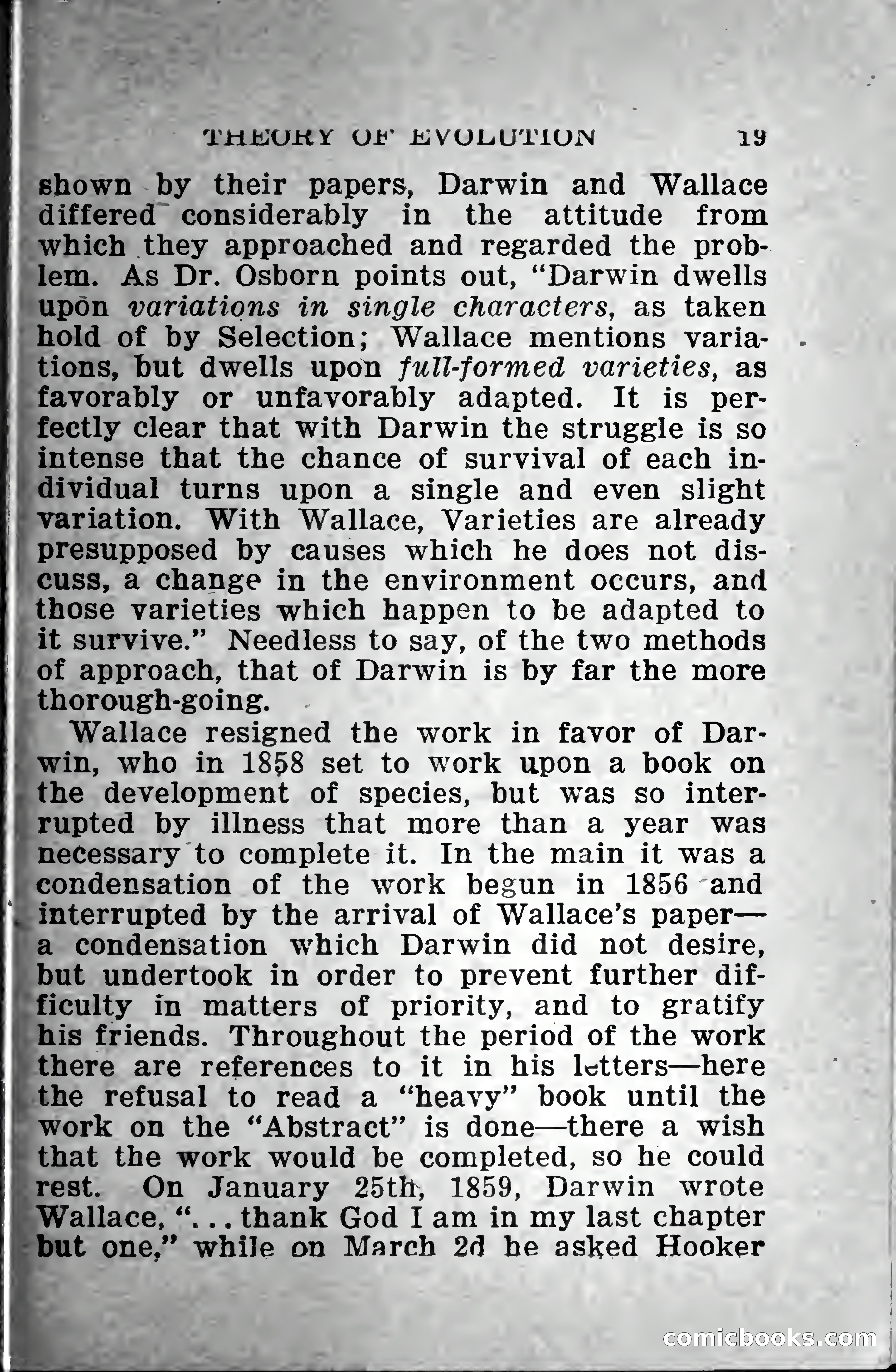 Little Blue Book No. 568: Darwin and the Theory of Evolution — page 21 of 400