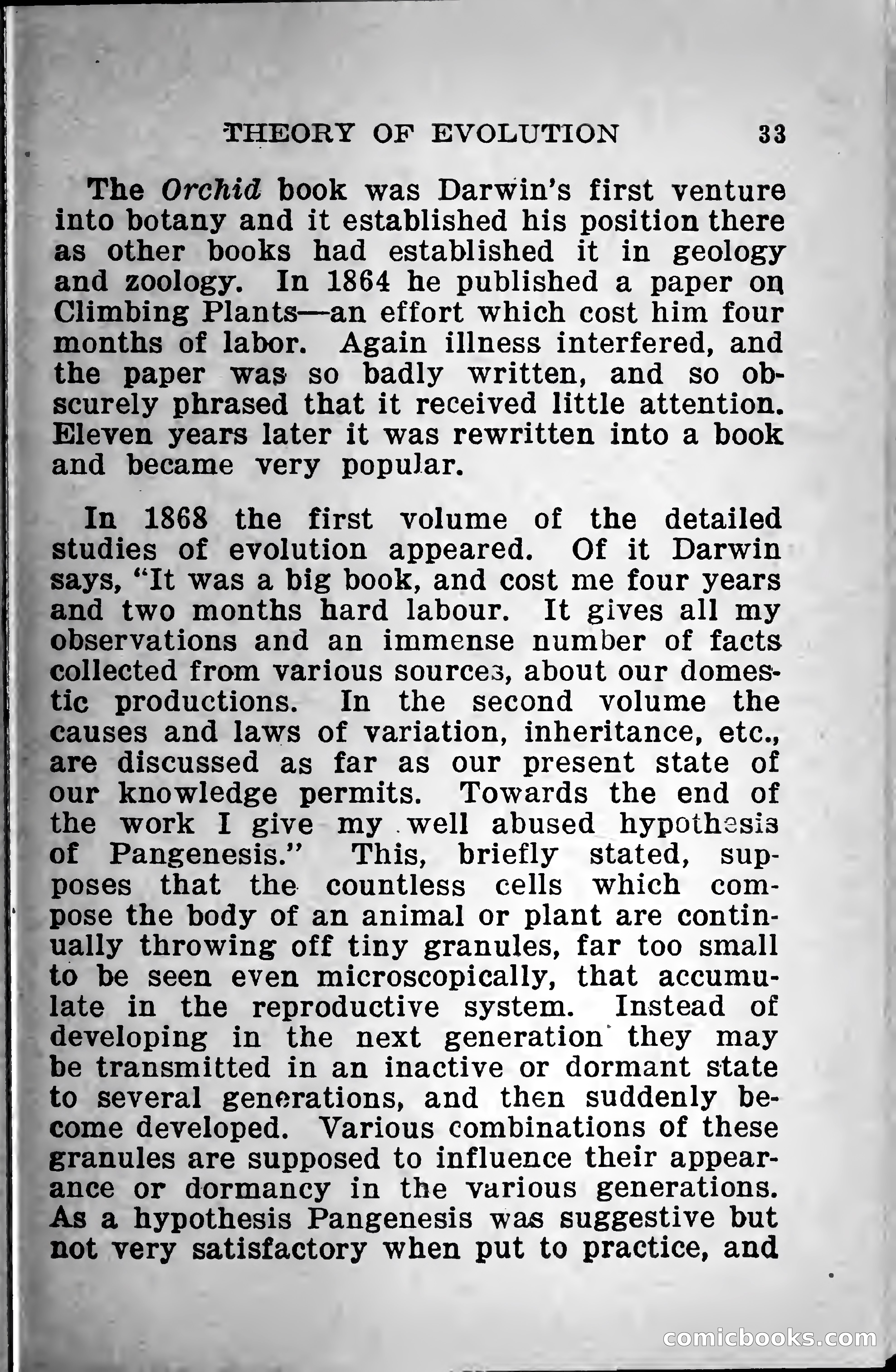 Little Blue Book No. 568: Darwin and the Theory of Evolution — page 35 of 400