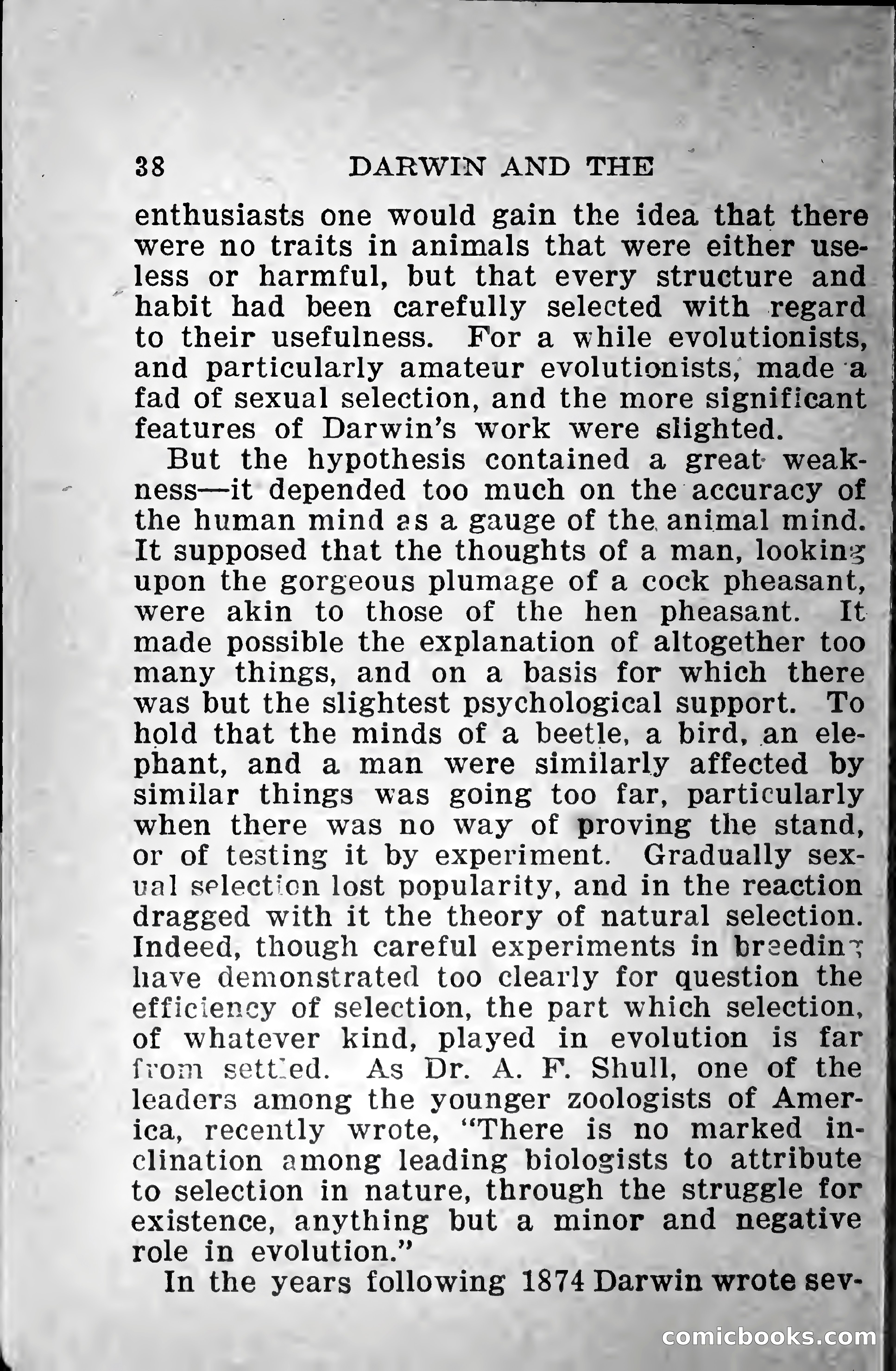 Little Blue Book No. 568: Darwin and the Theory of Evolution — page 40 of 400
