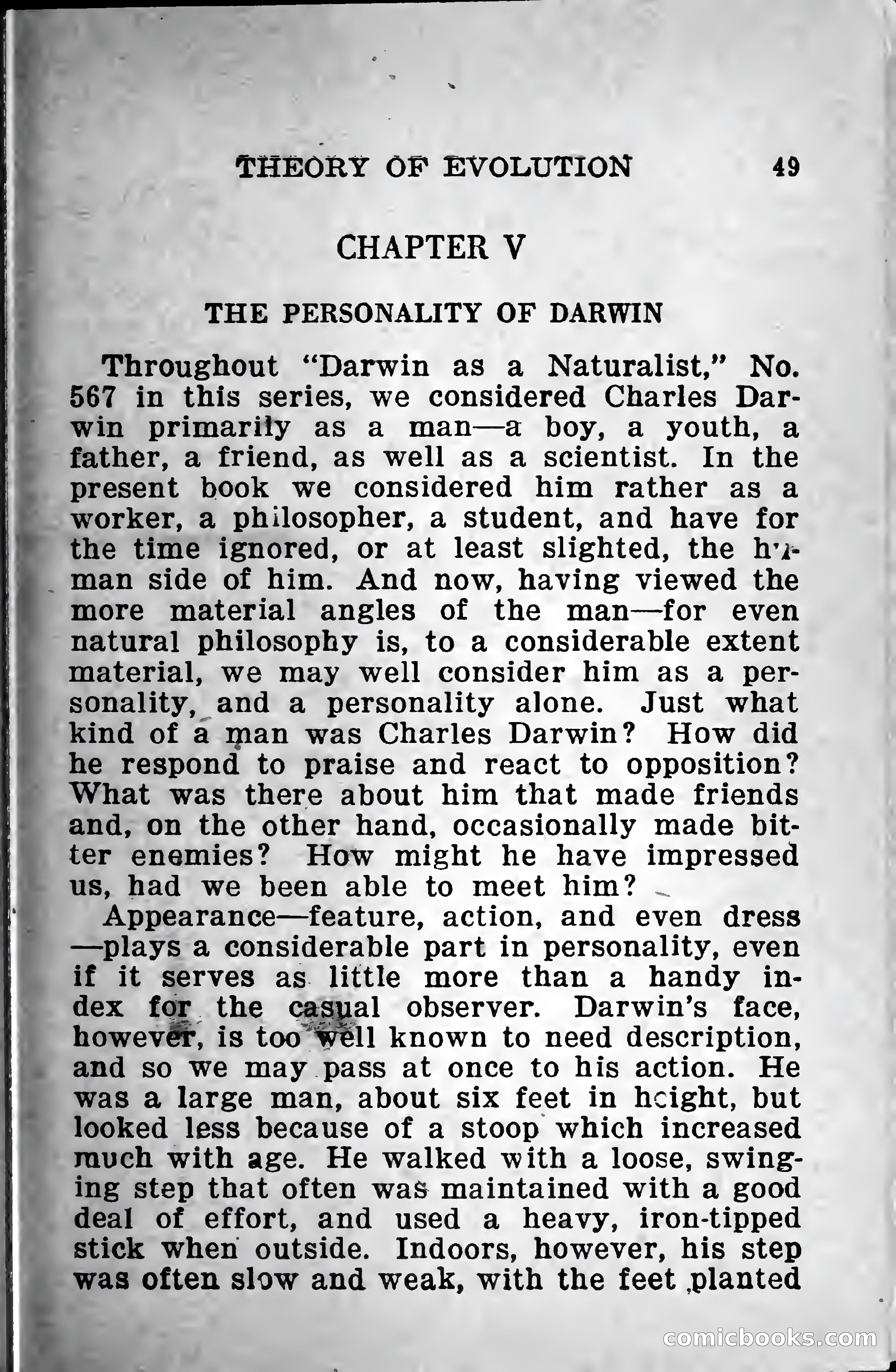 Little Blue Book No. 568: Darwin and the Theory of Evolution — page 51 of 400