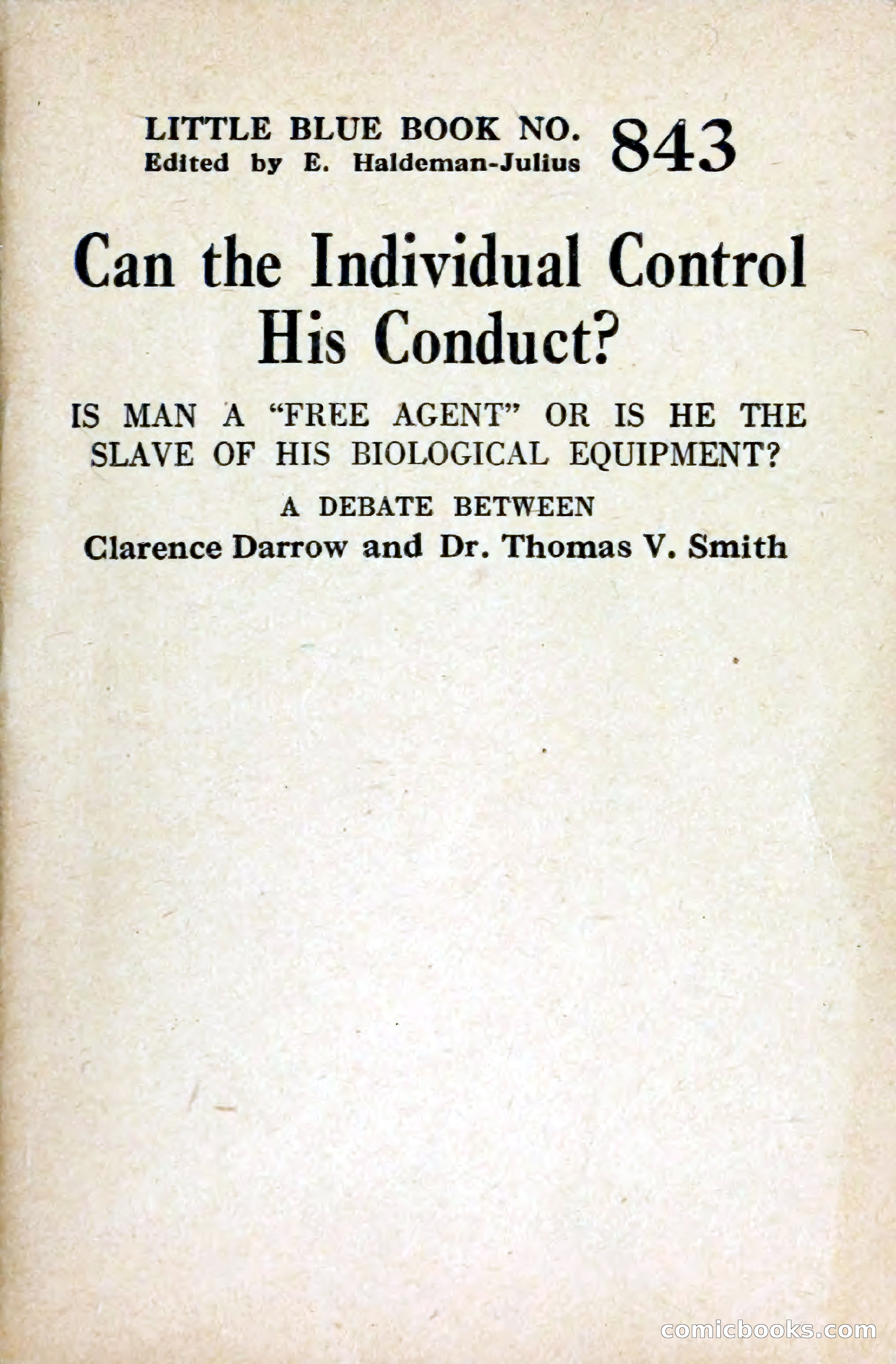 Little Blue Book No. 568: Darwin and the Theory of Evolution — page 169 of 400