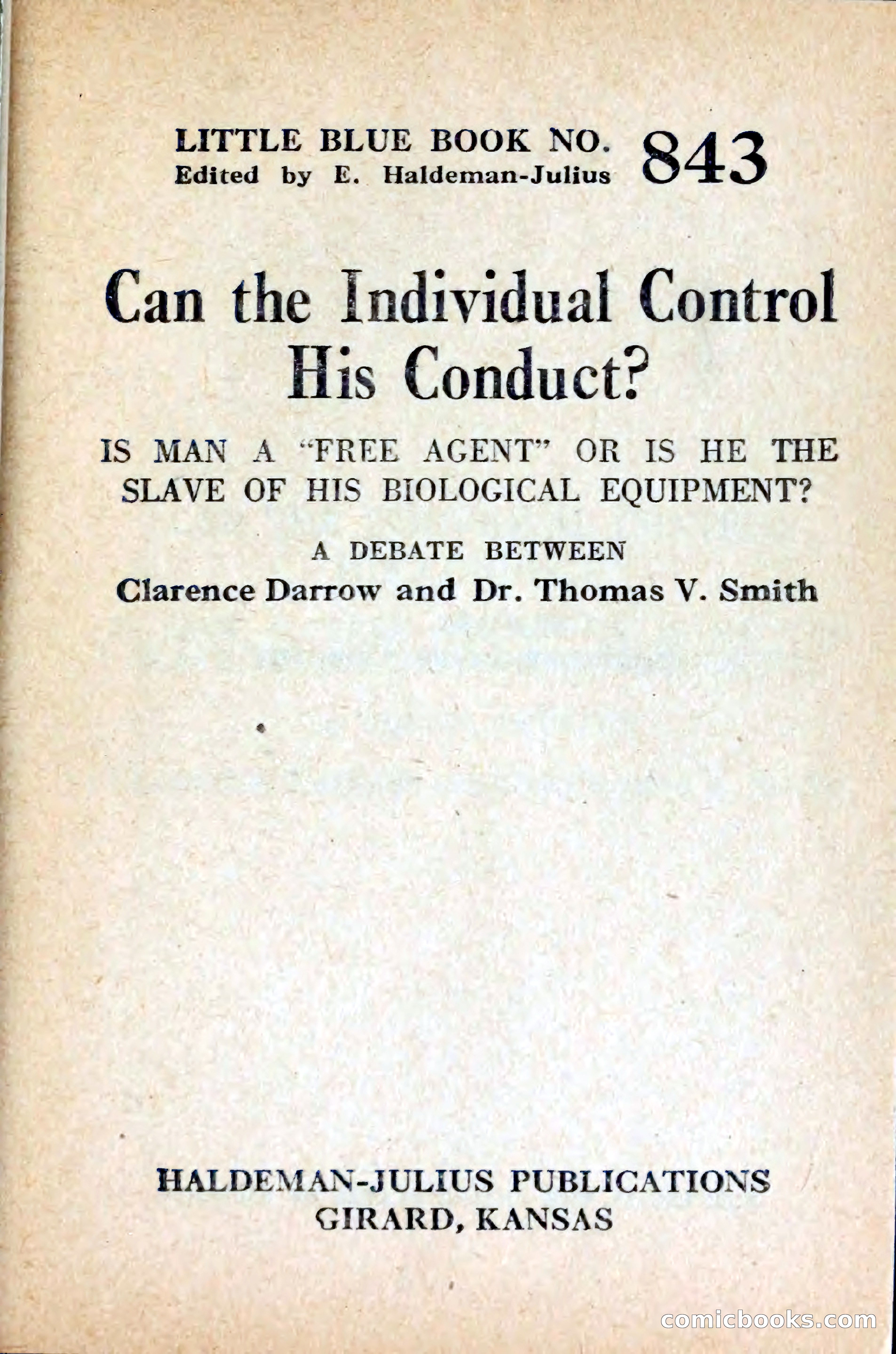 Little Blue Book No. 568: Darwin and the Theory of Evolution — page 171 of 400