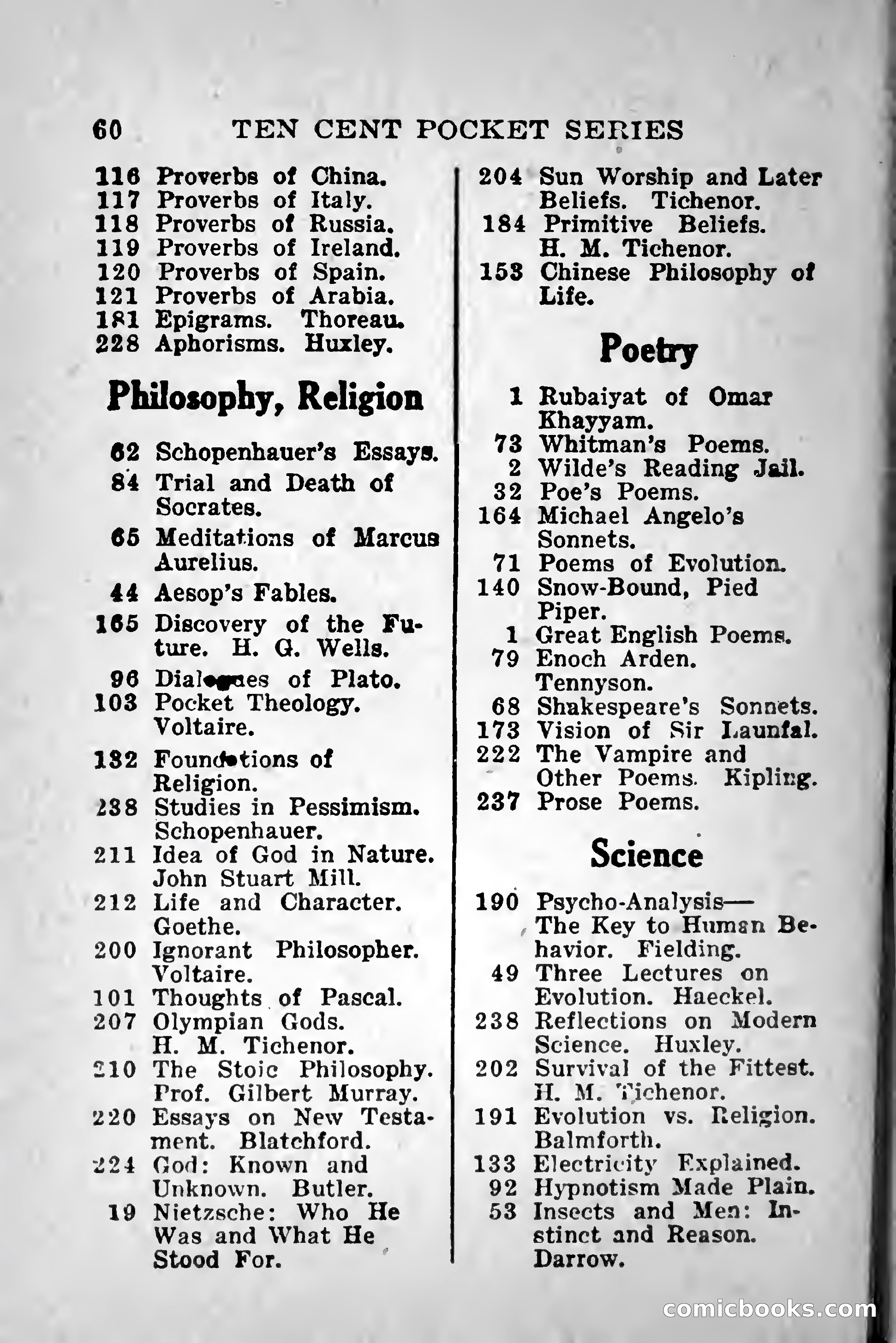 Little Blue Book No. 568: Darwin and the Theory of Evolution — page 298 of 400