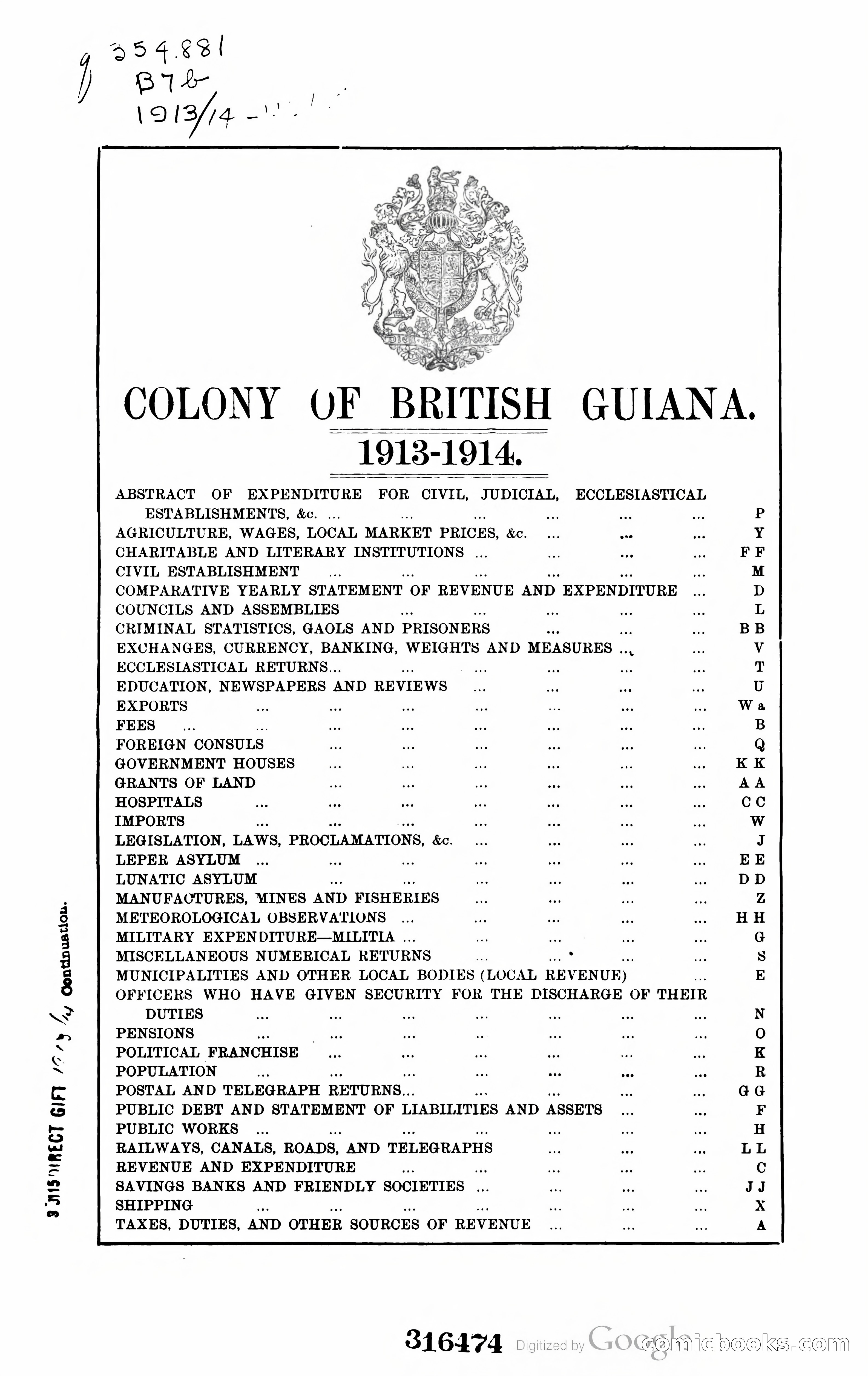 British Guiana Blue Book — page 10 of 400