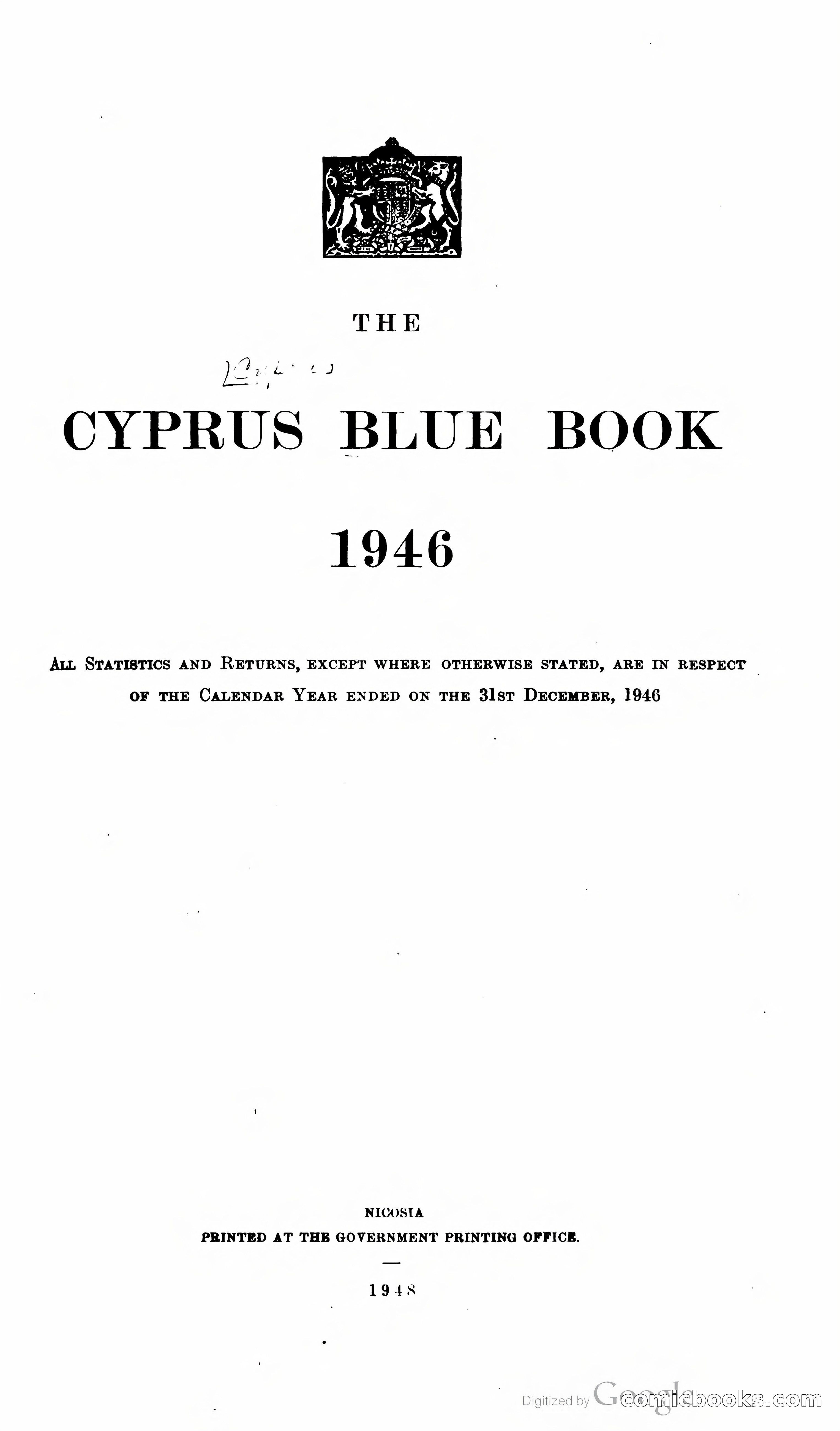 The Cyprus Blue Book — page 10 of 393