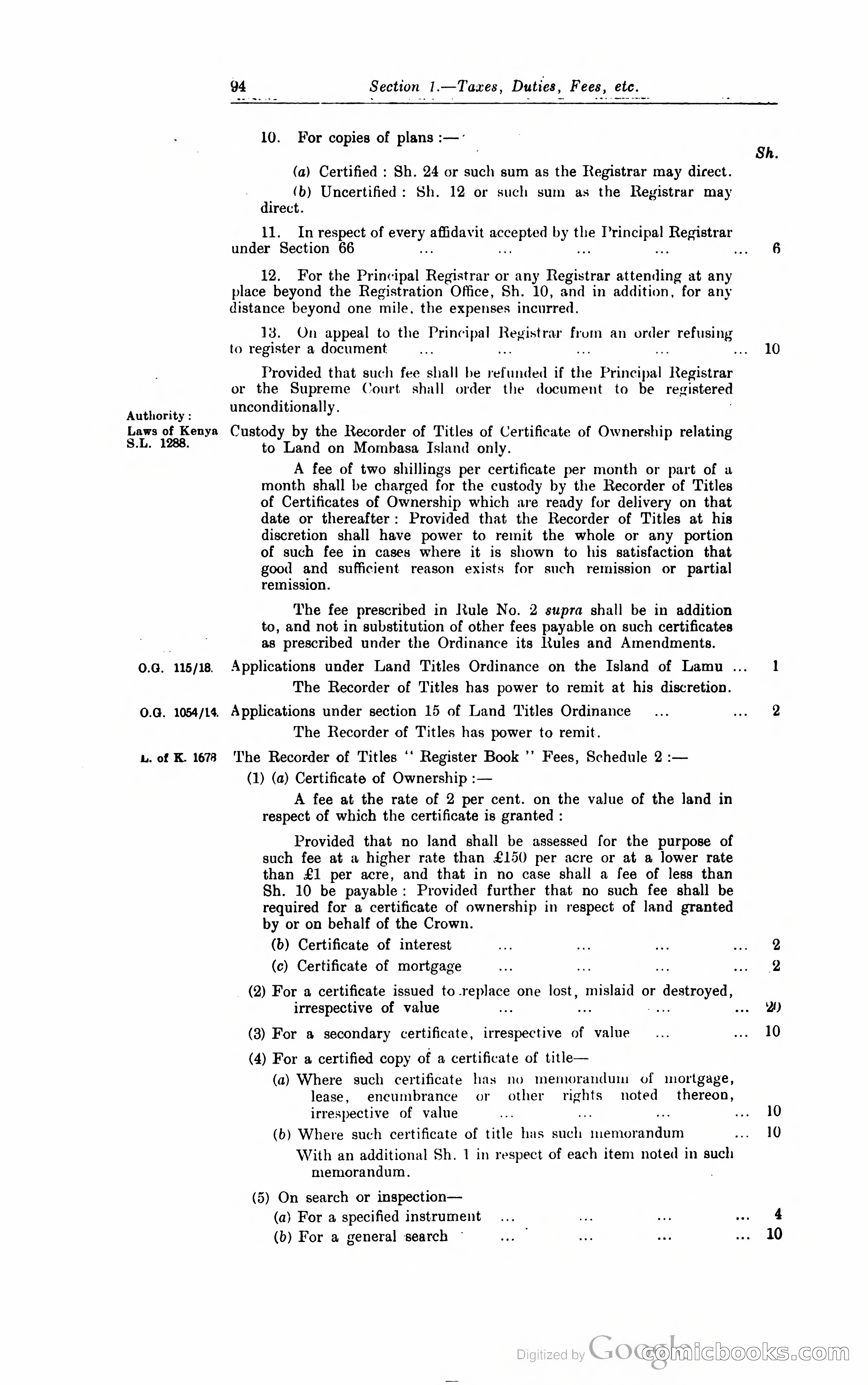 Kenya Colony and Protectorate Blue Book — page 107 of 400
