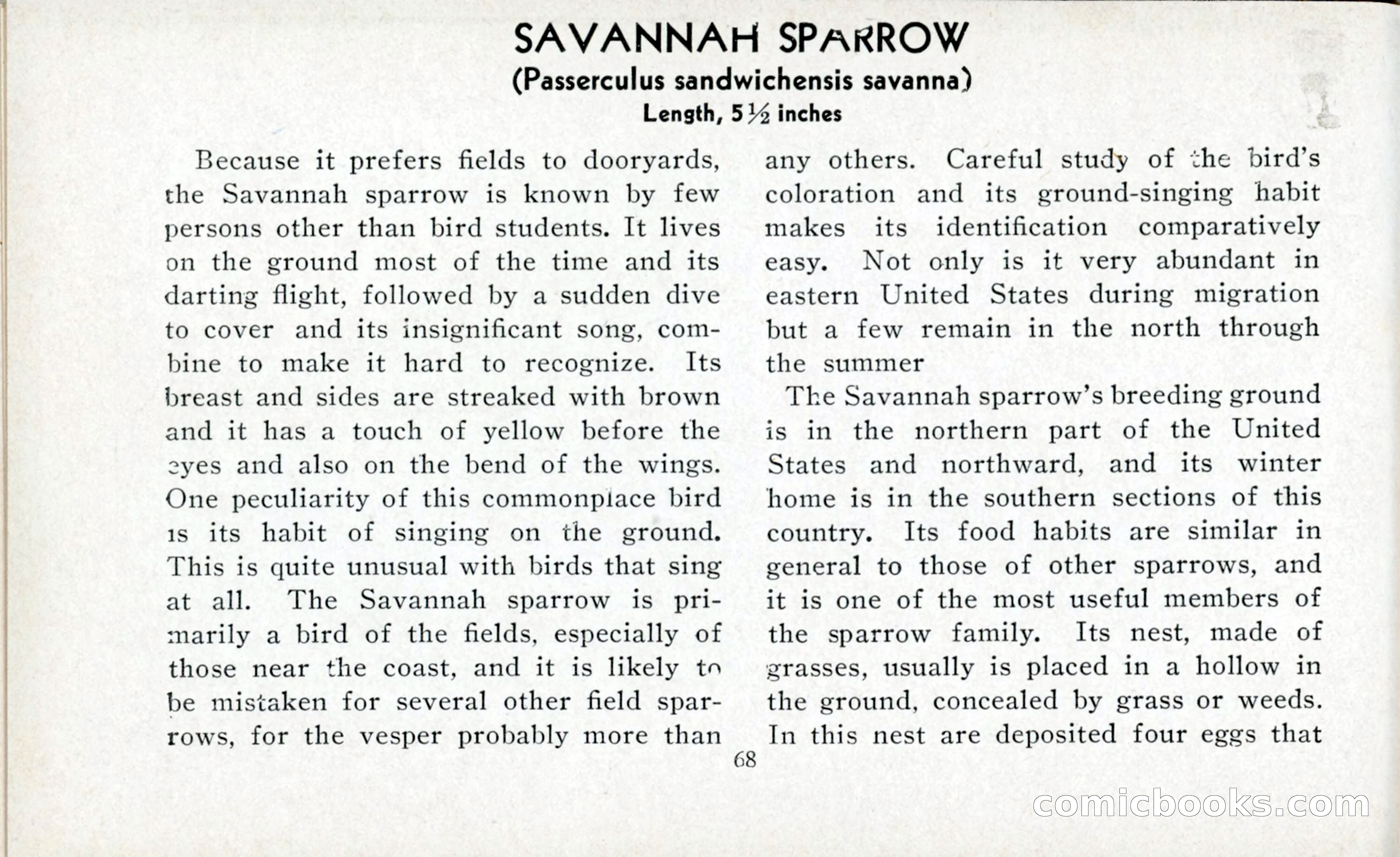The Blue Book of Birds of America — page 69 of 98
