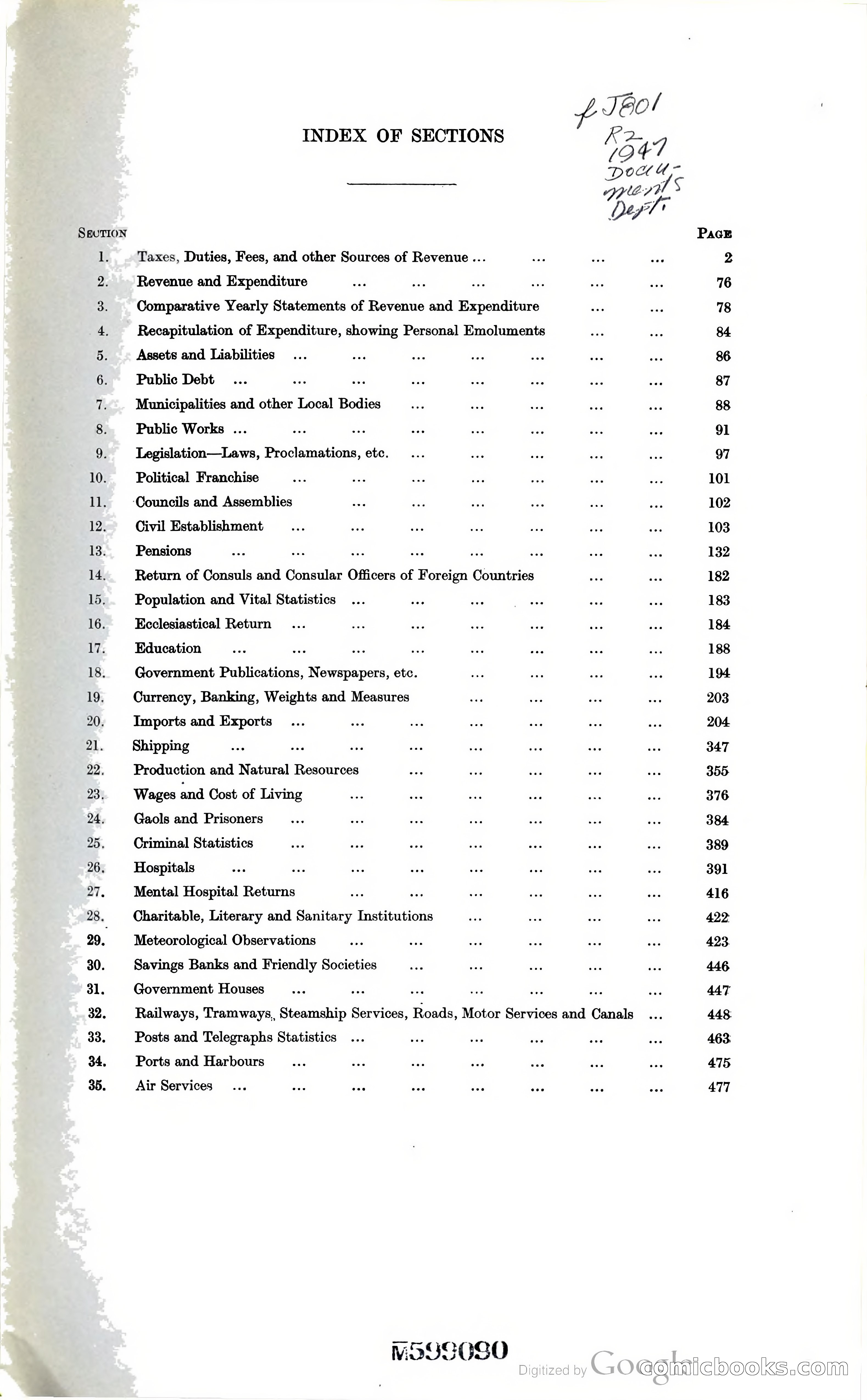 Tanganyika Territory Blue Book for the year ended 31st December 1947 — page 8 of 399