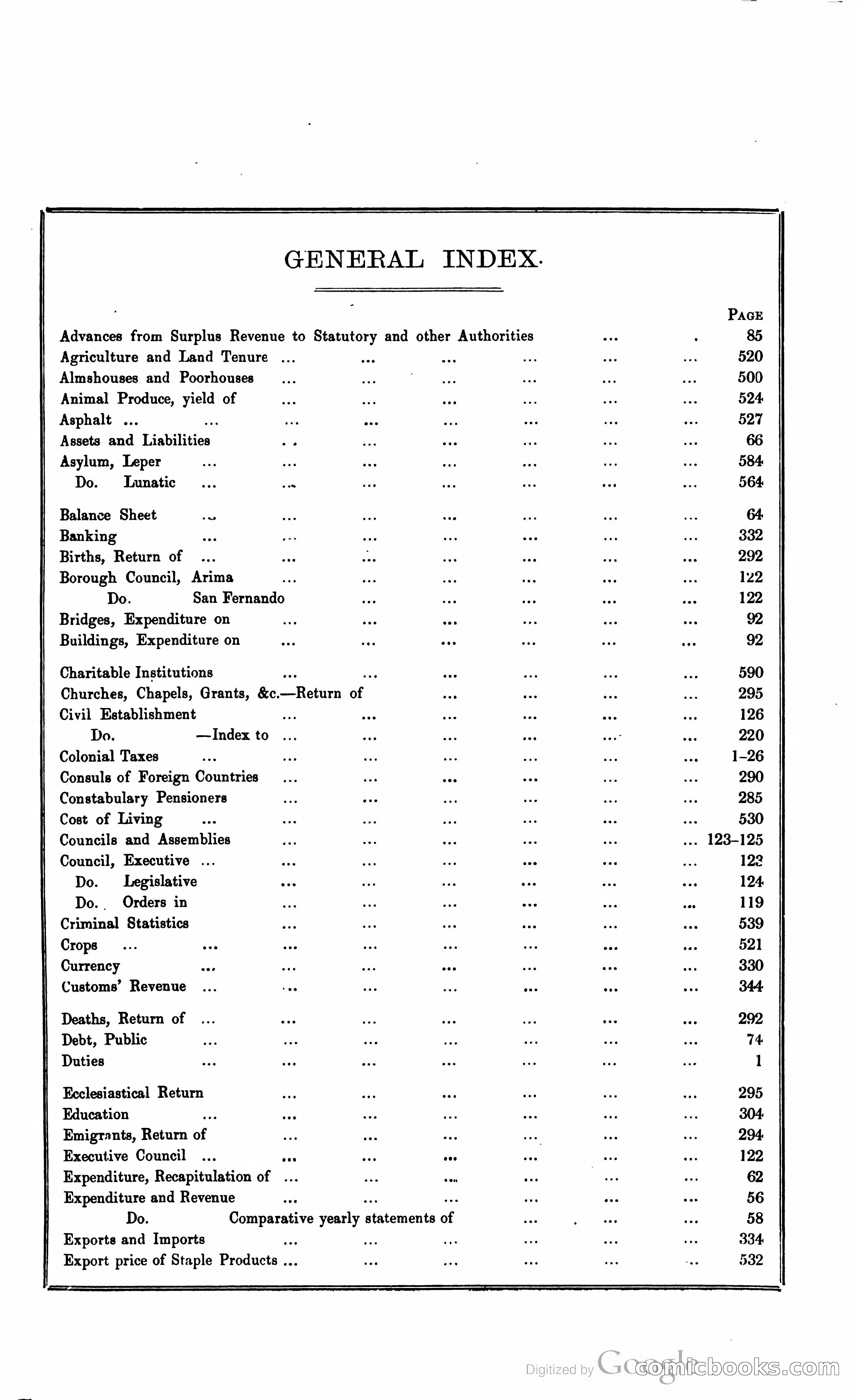 Trinidad and Tobago Blue Book, 1925 — page 10 of 400