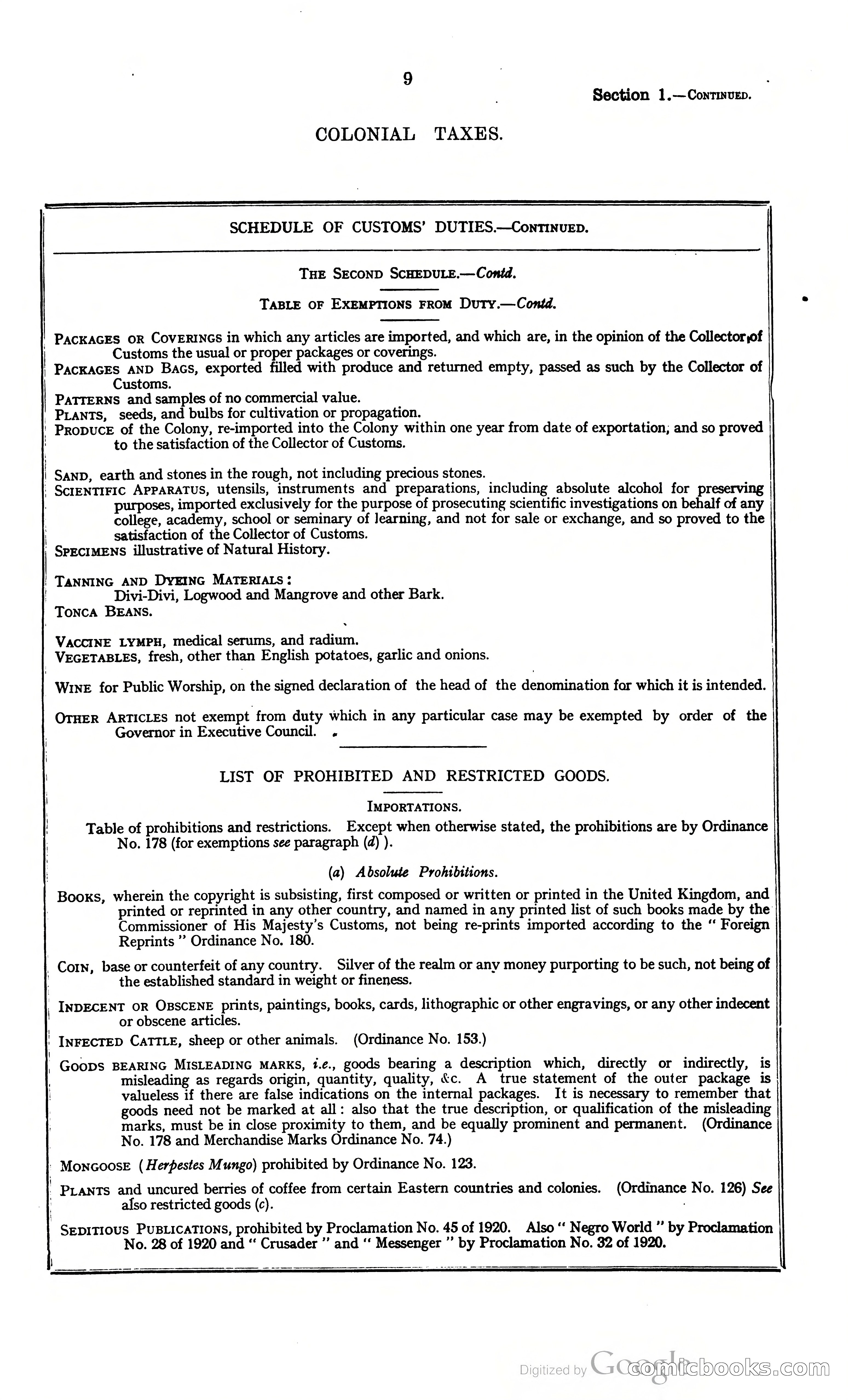 Trinidad and Tobago Blue Book, 1925 — page 24 of 400