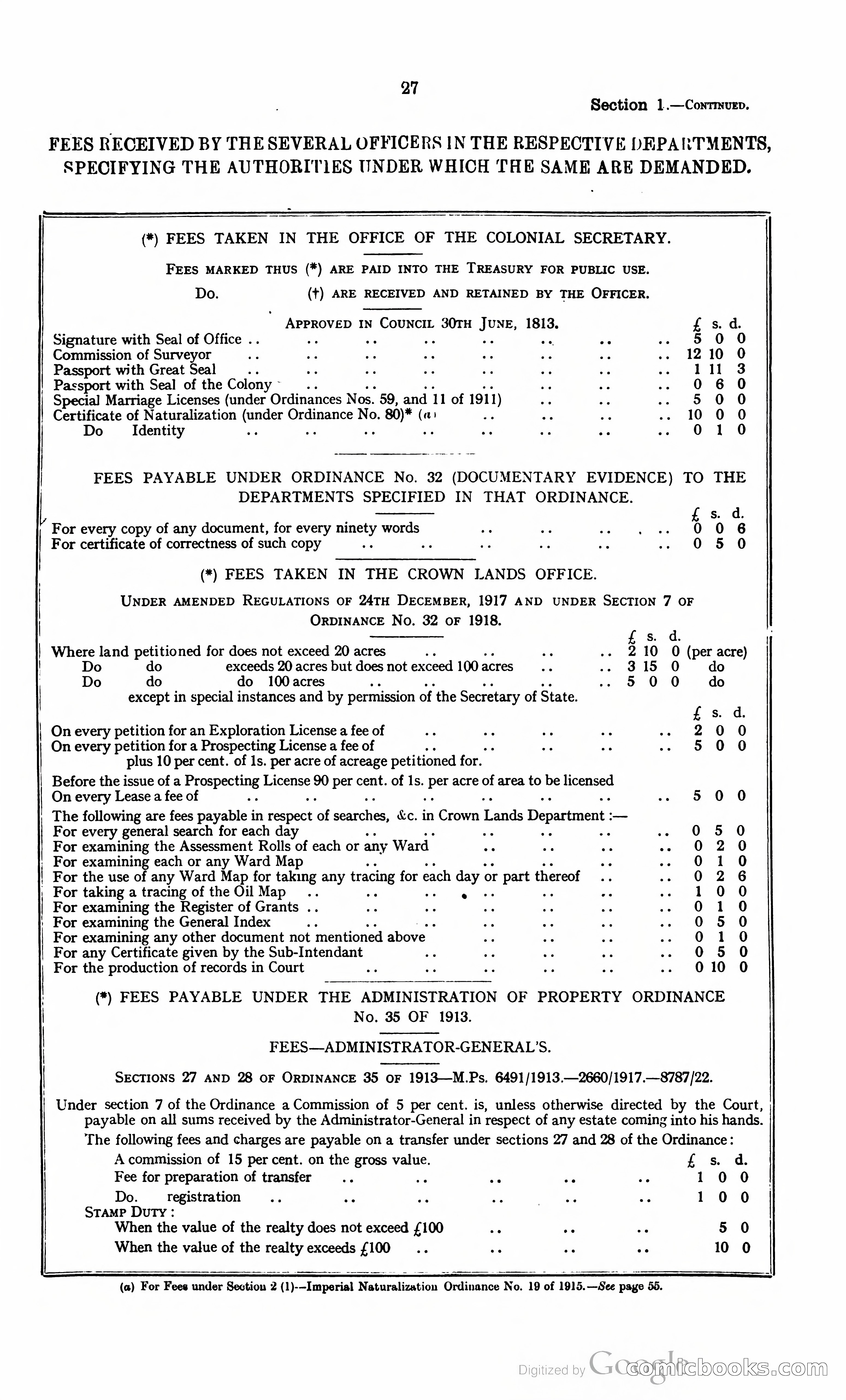 Trinidad and Tobago Blue Book, 1925 — page 42 of 400