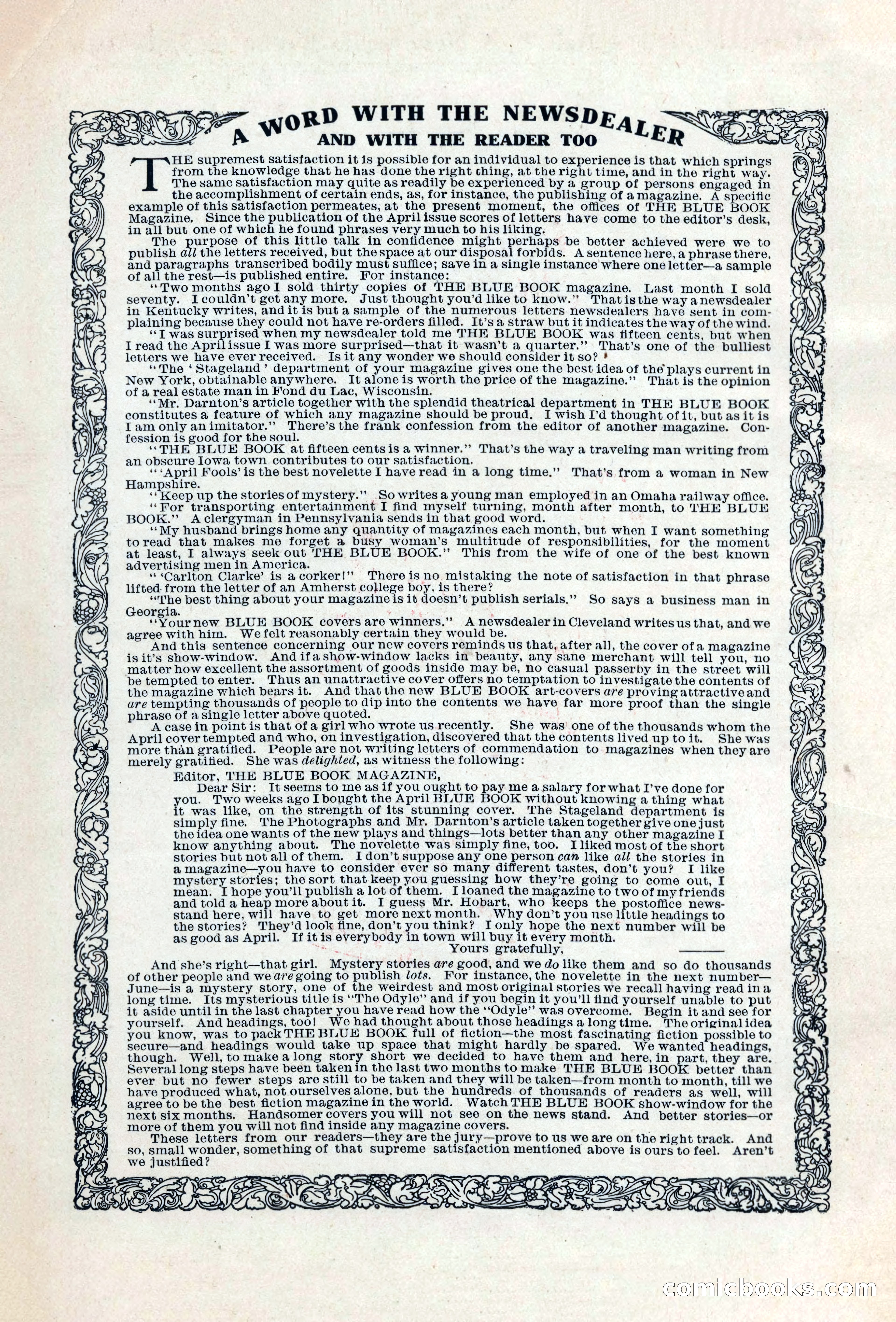 The Blue Book Magazine, May 1907 — page 4 of 242