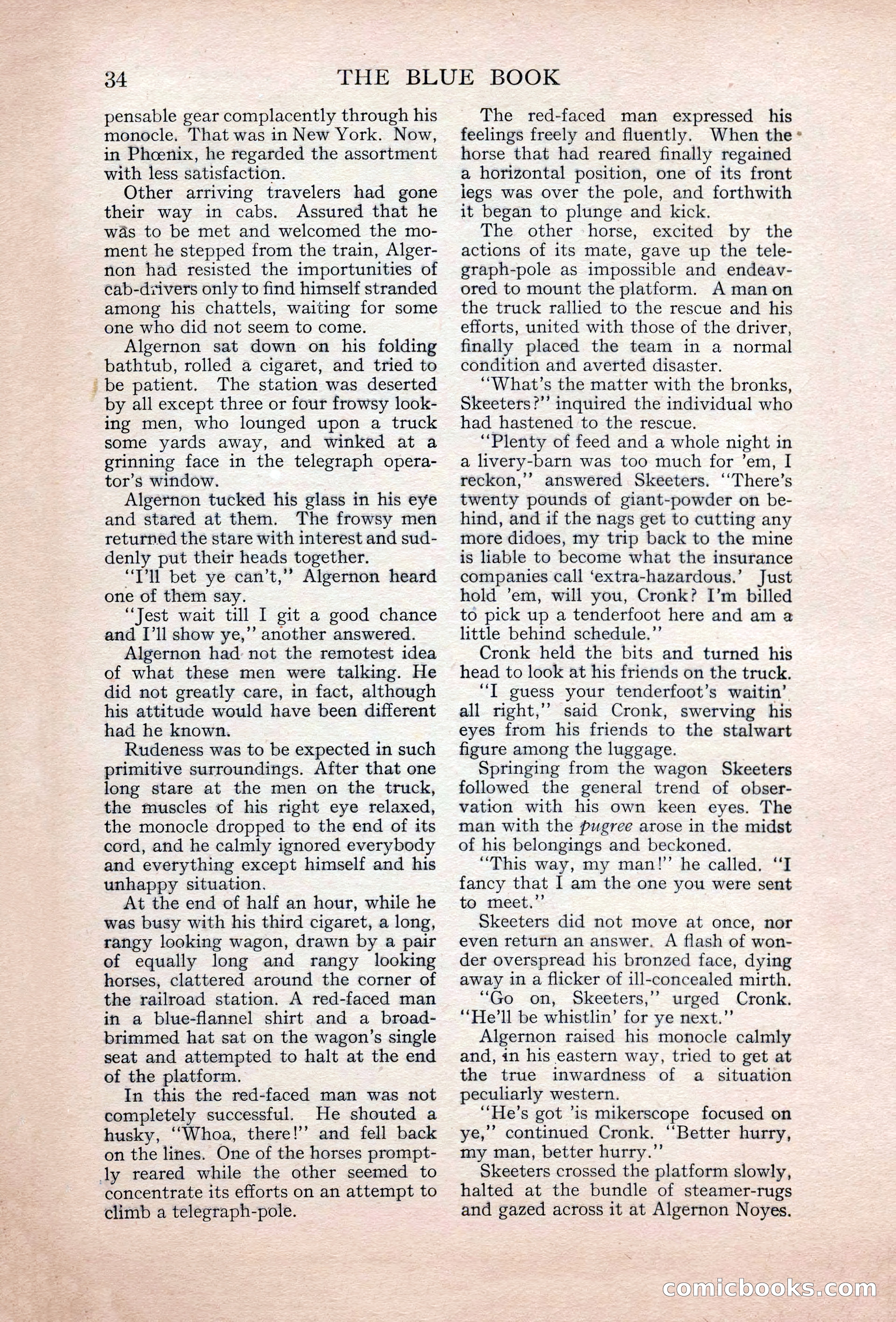 The Blue Book Magazine, May 1907 — page 38 of 242