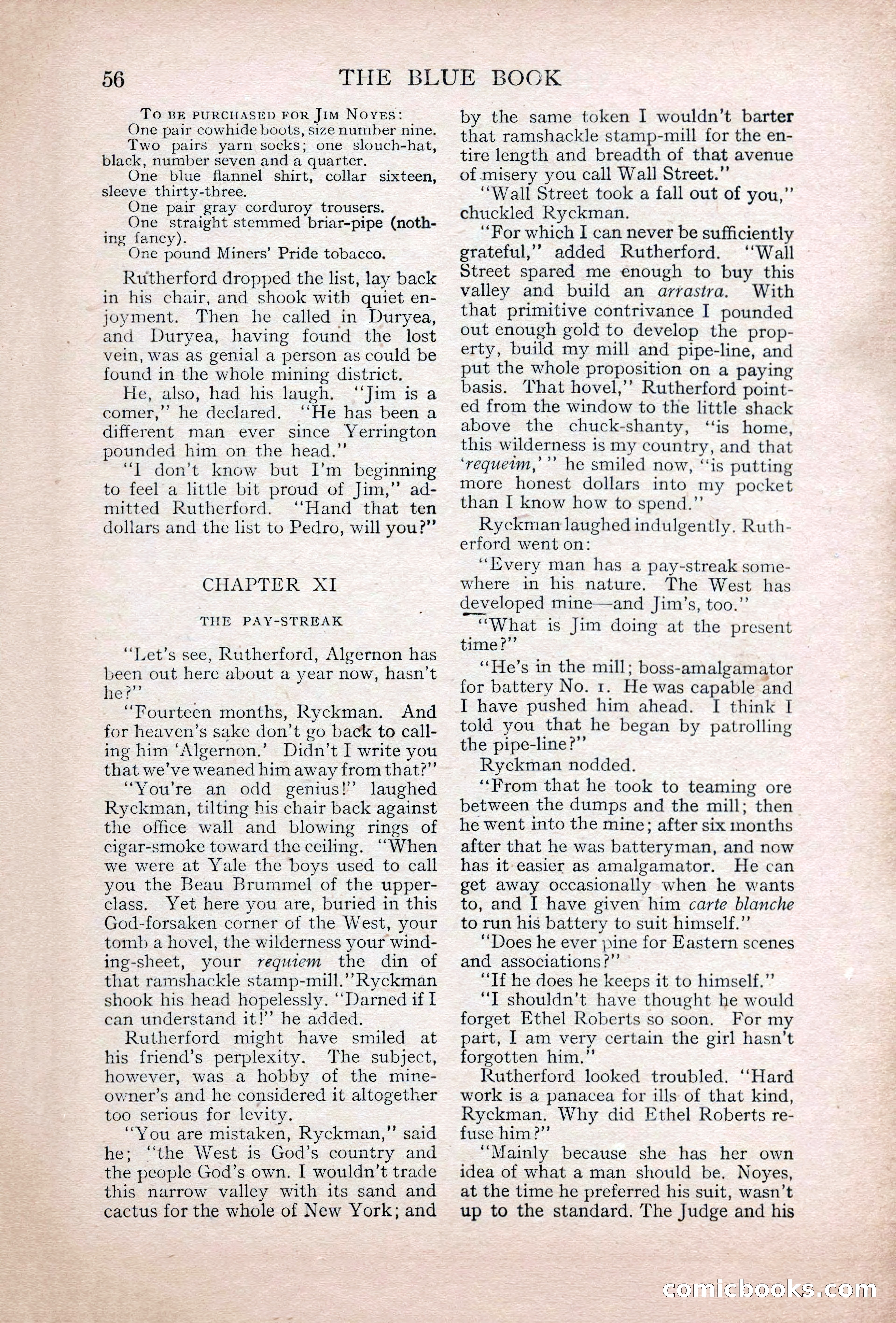 The Blue Book Magazine, May 1907 — page 60 of 242